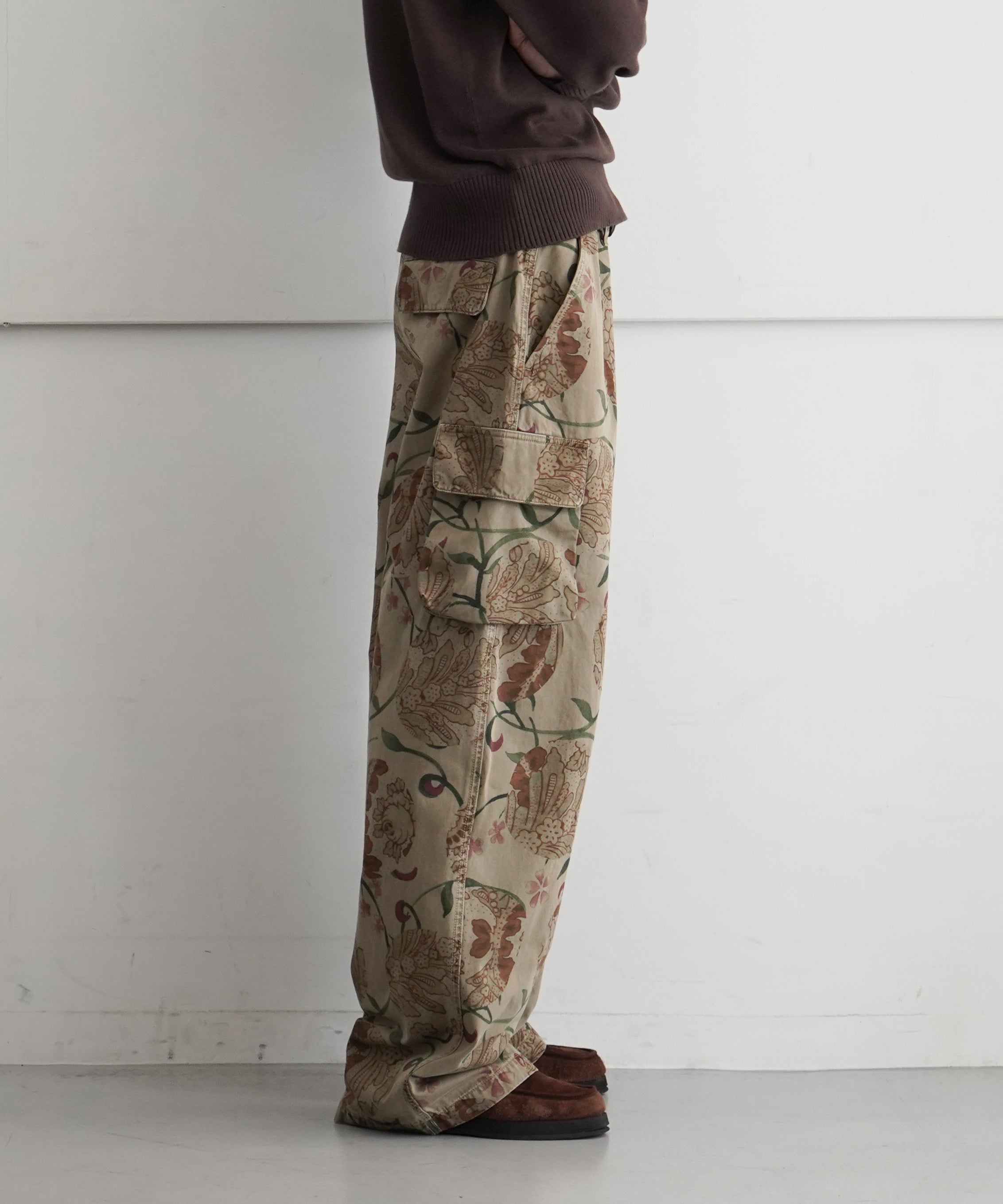 OUR LEGACY Mount cargo "SPOTTING ROSE SEVENTIES SATEEN"