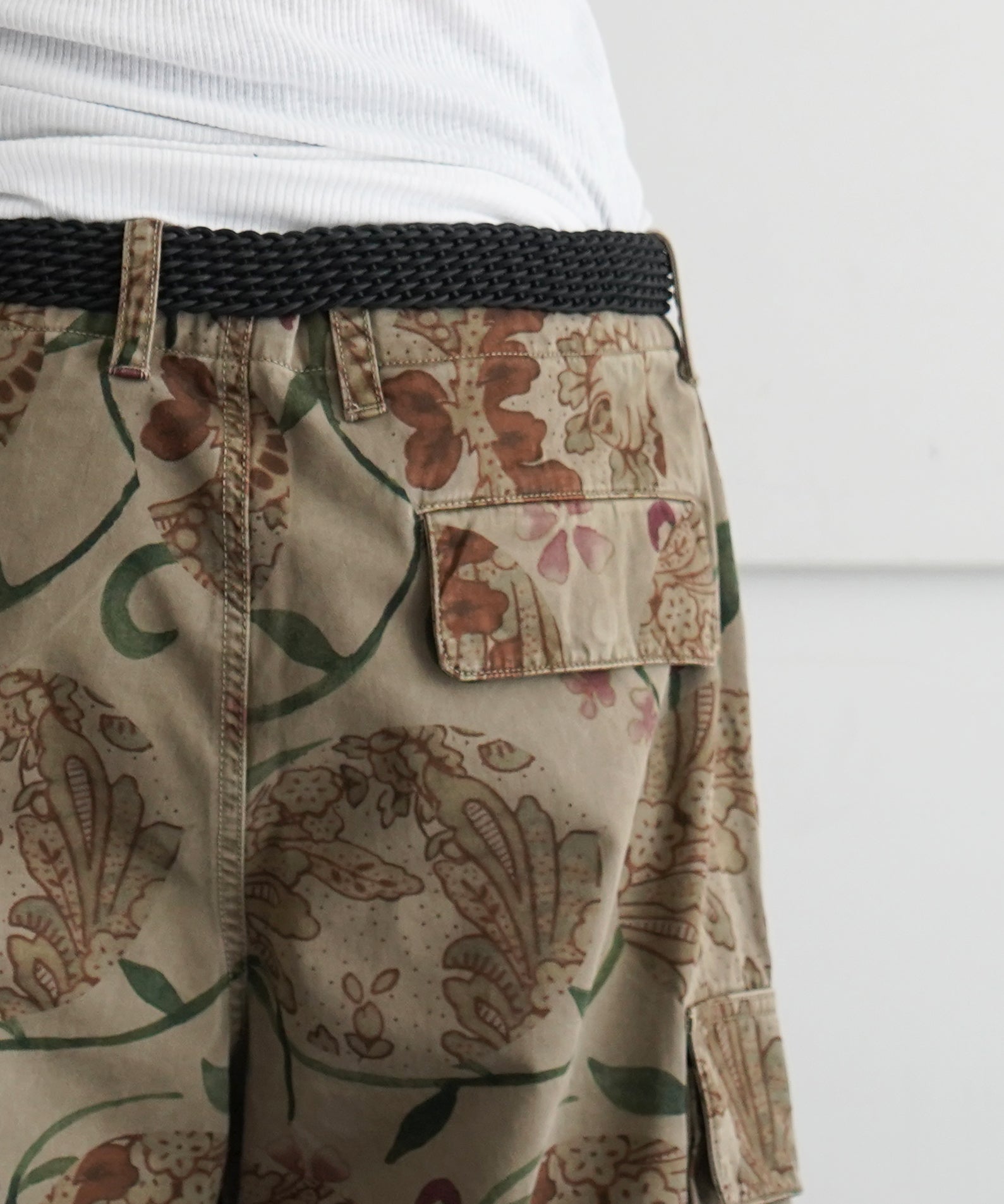 OUR LEGACY Mount cargo "SPOTTING ROSE SEVENTIES SATEEN"