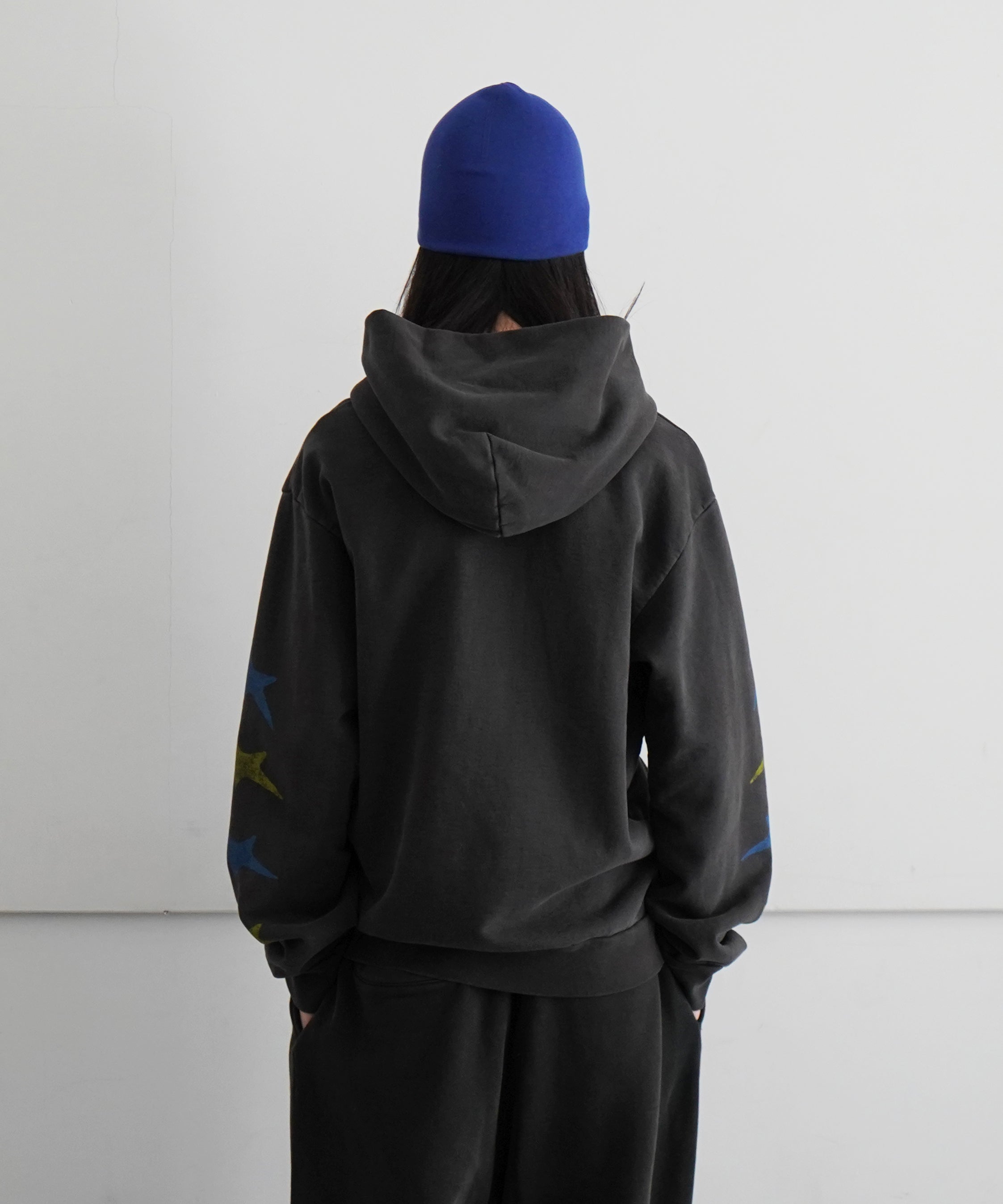 Basketcase Unicorn hoodie "VINTAGE BLACK"