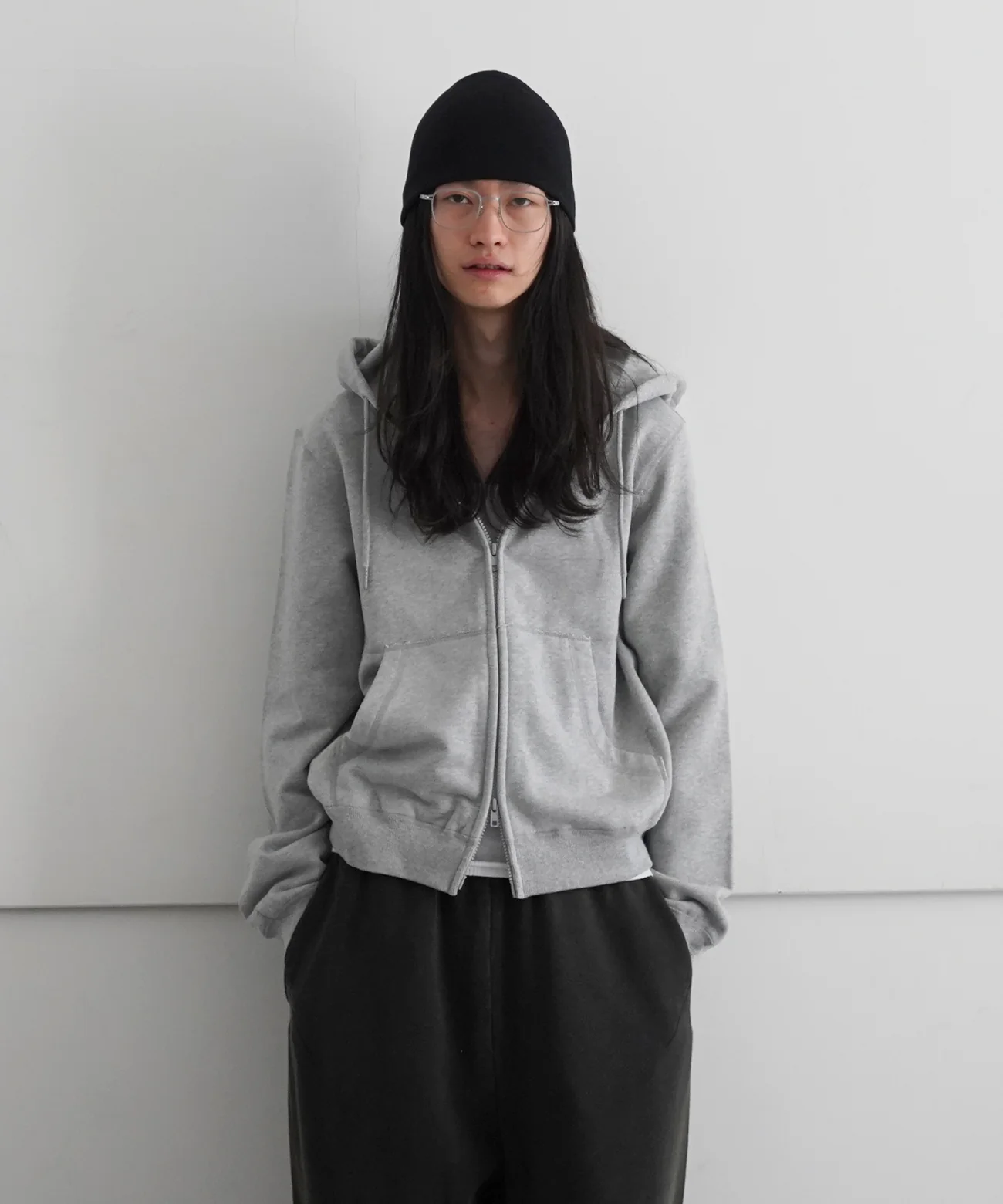 KAIKO Double zip parka "WHITE"
