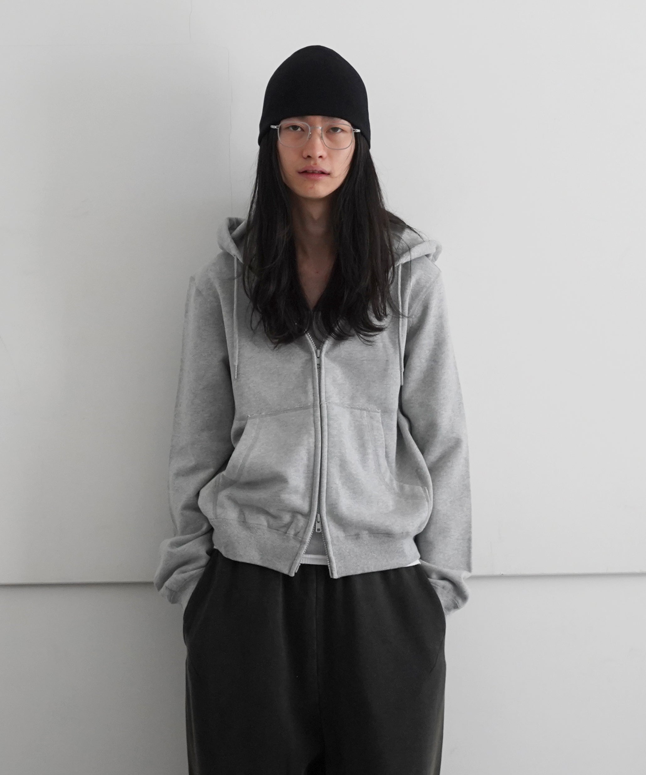 KAIKO Double zip parka "TOP GRAY"