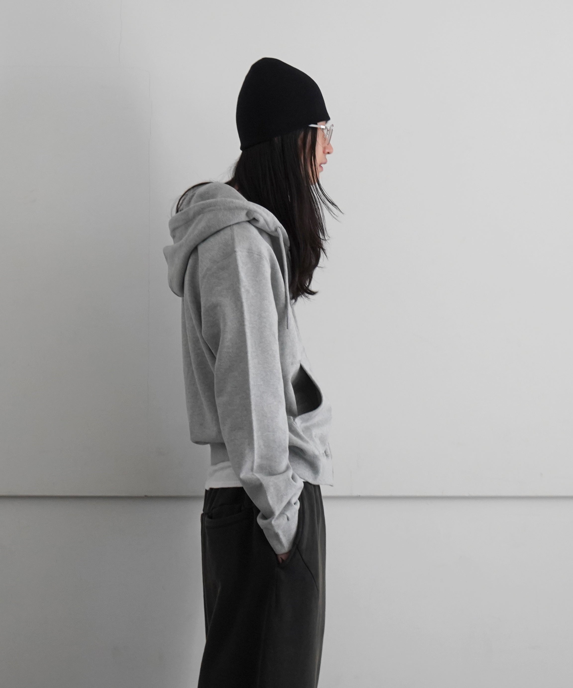 KAIKO Double zip parka "TOP GRAY"