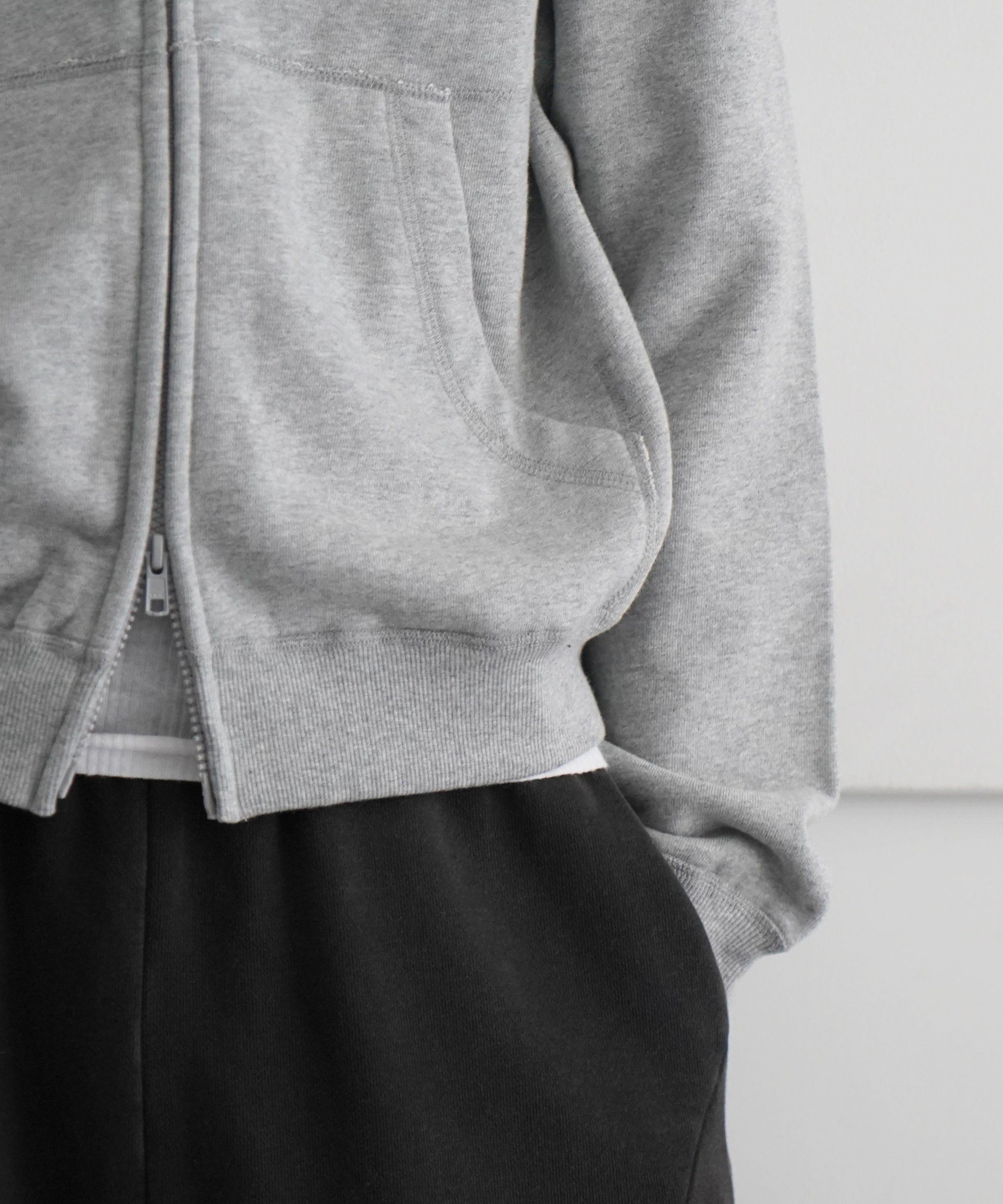 KAIKO Double zip parka "TOP GRAY"