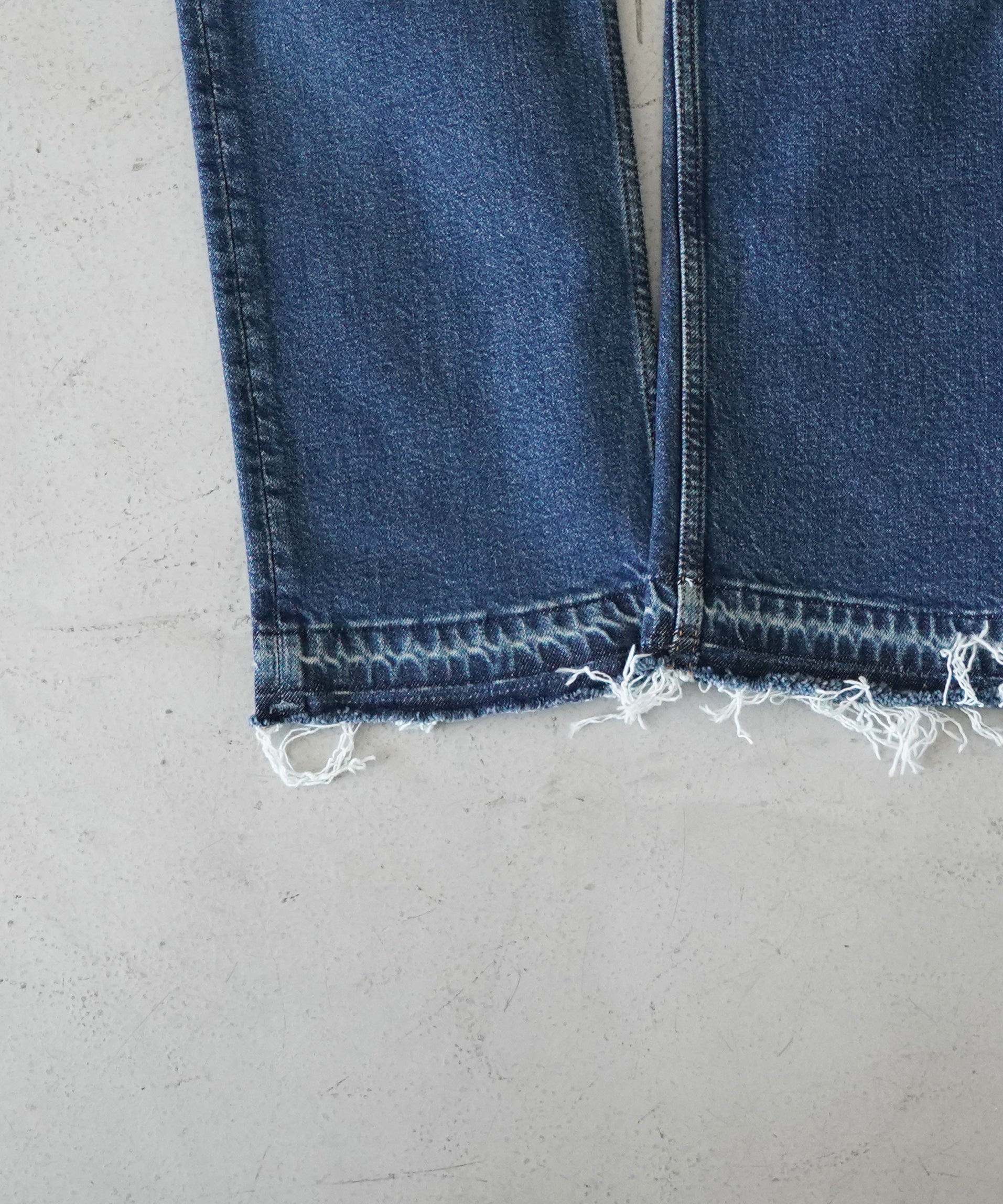 GANNI Stretch future denim carri belt "MBLUEVINTG"