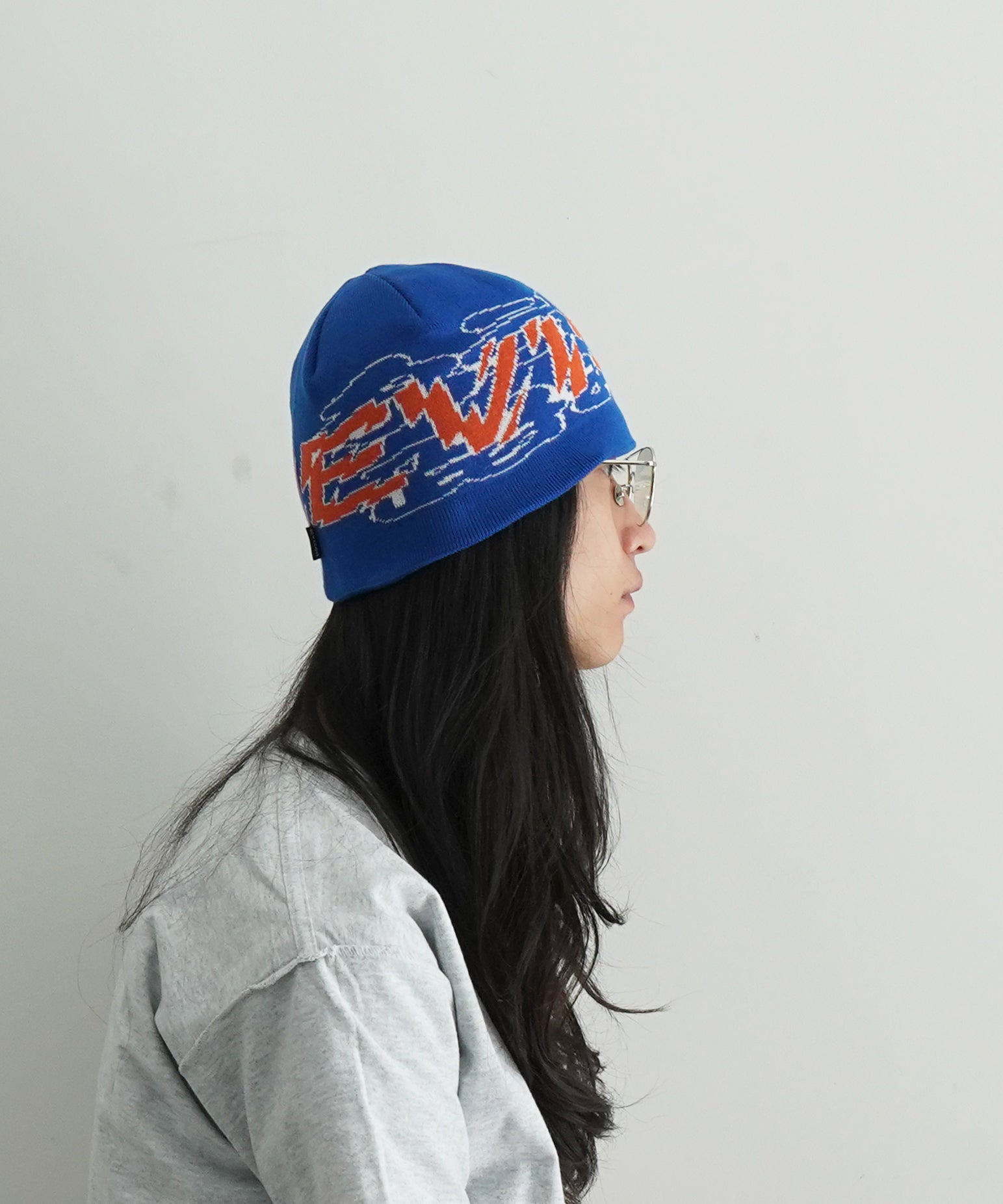 EVISEN Skateboardsゑ Sanda beanie "BLUE"