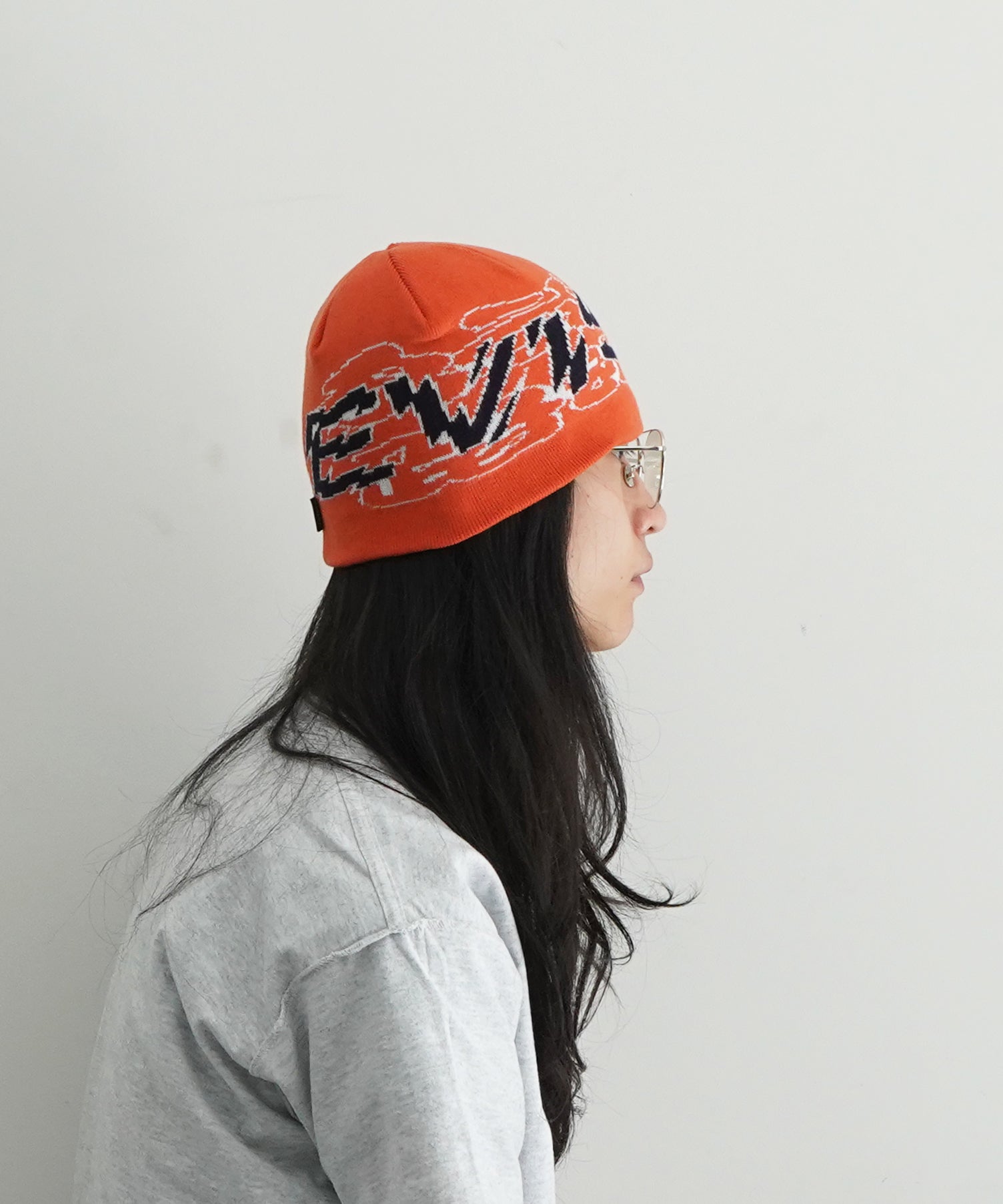 Evisen Skateboardsゑ Sanda beanie "ORANGE"