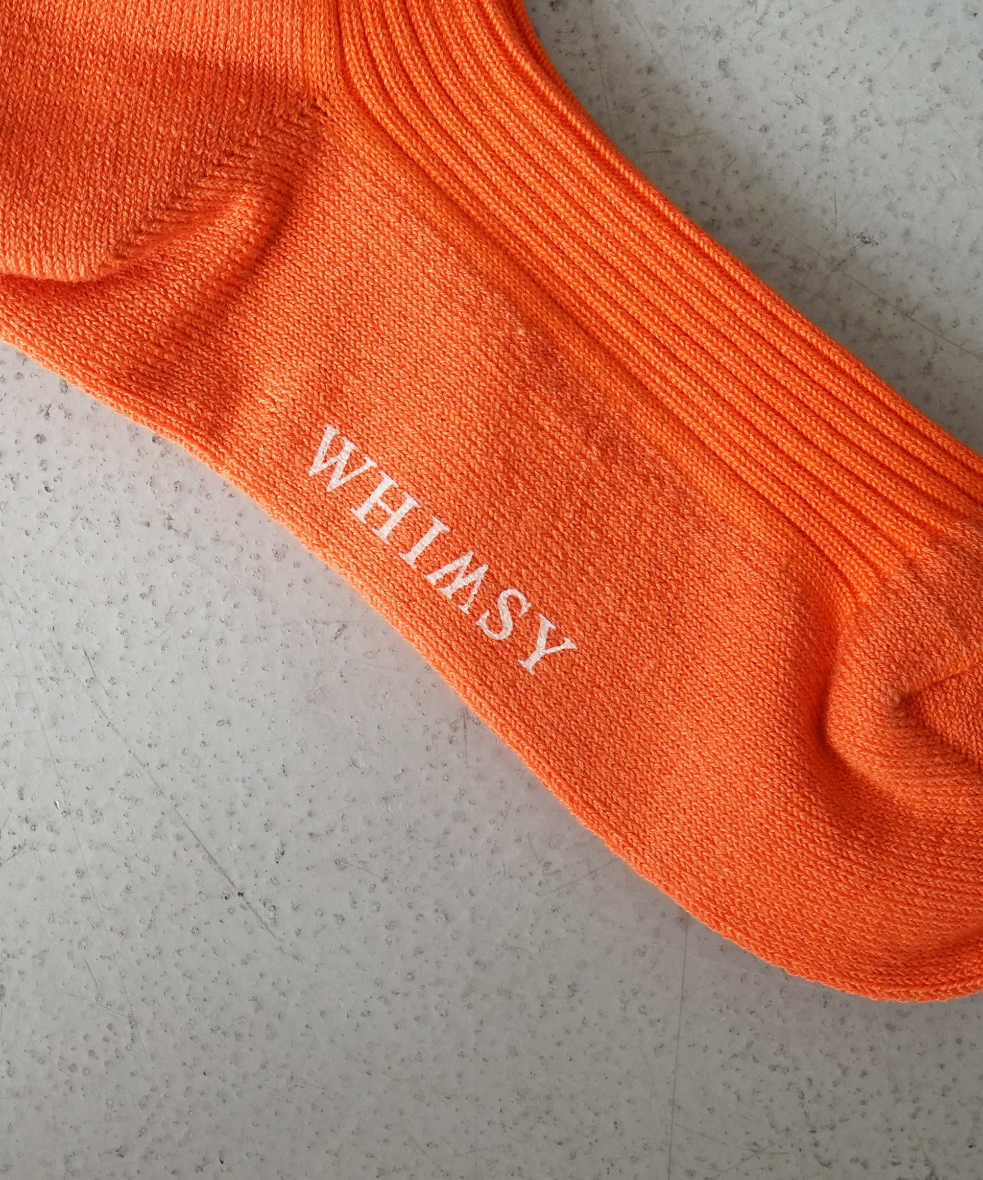 Whimsy Emjay socks "ORANGE"