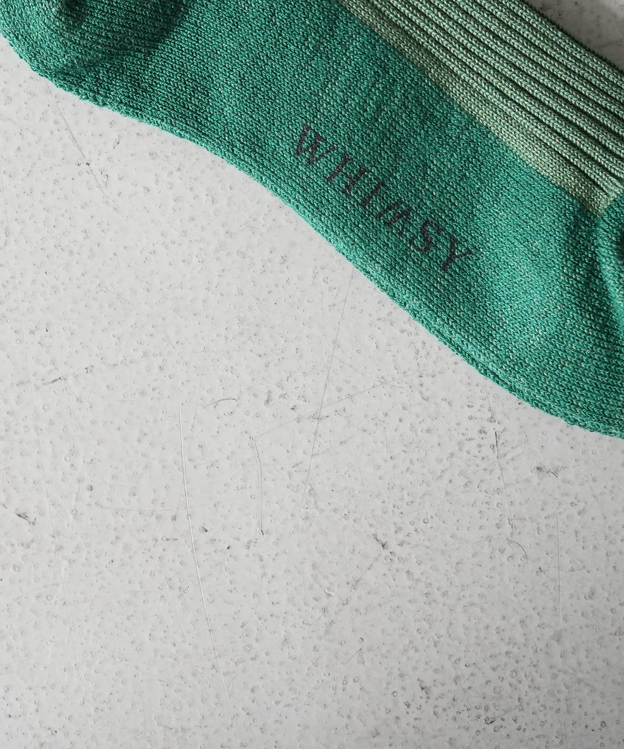 Whimsy Emjay socks "GREEN"