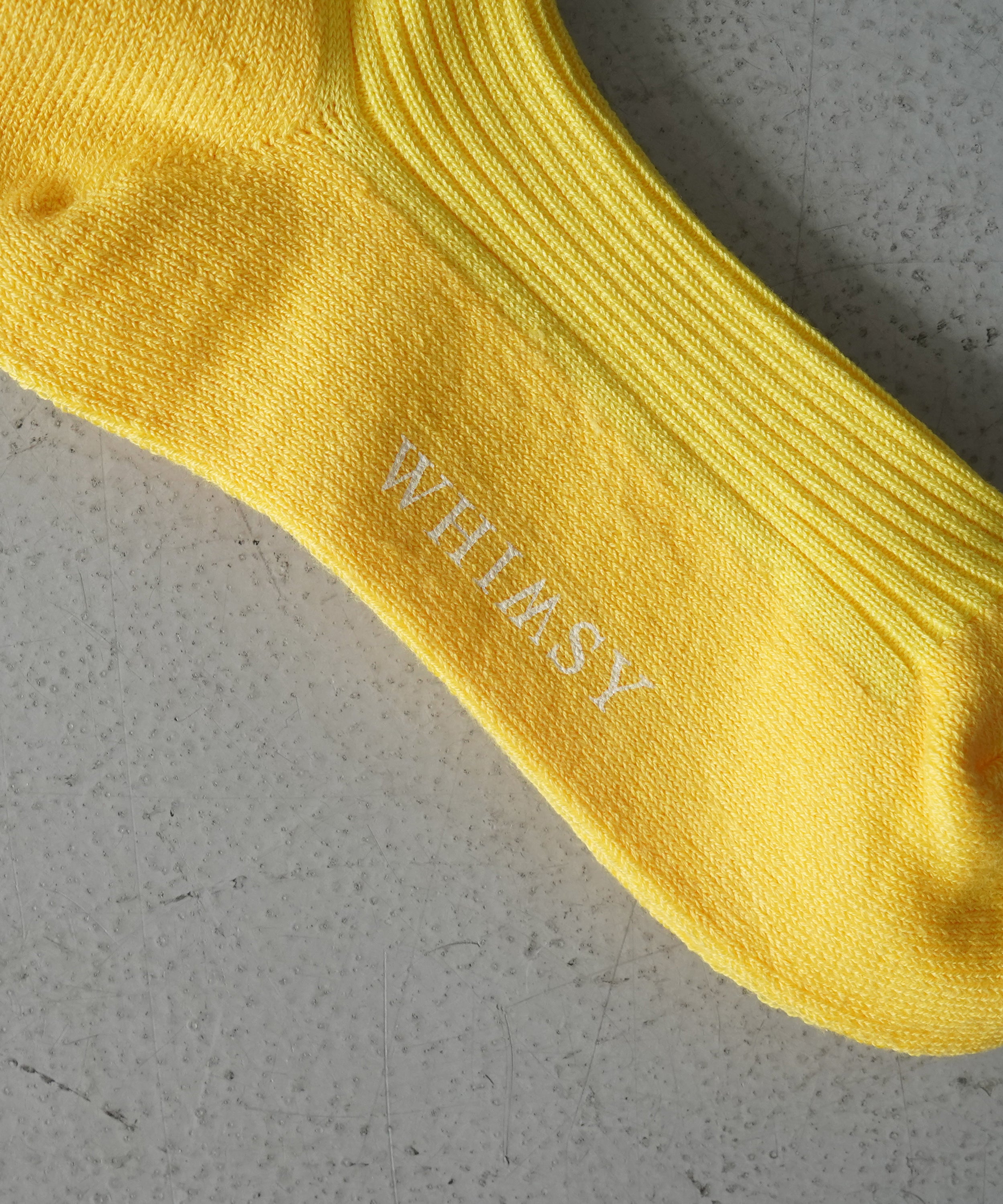 Whimsy Emjay socks "YELLOW"