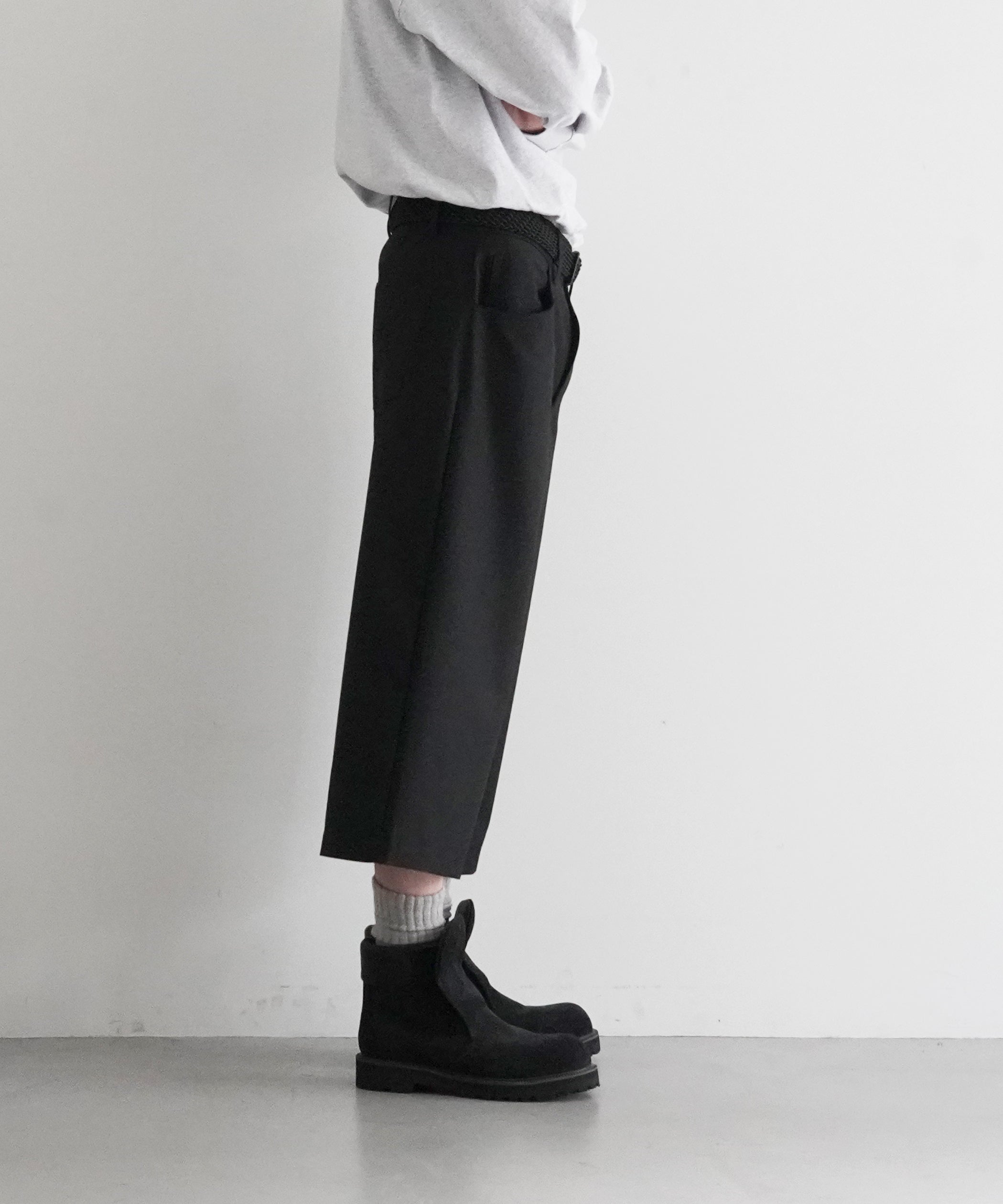 sefr Gale trouser "BLACK WOOL"