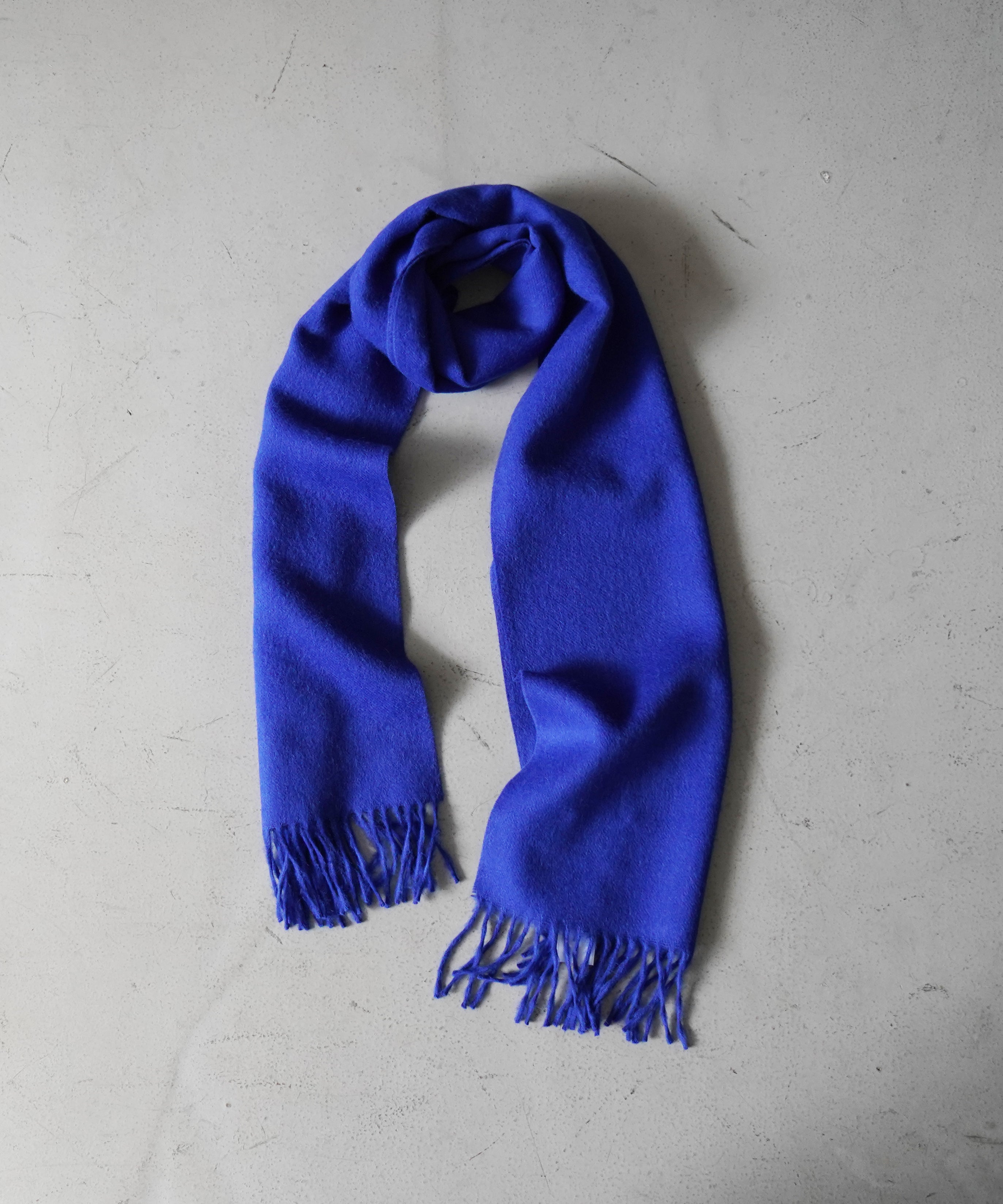 THE INOUE BROTHERS Brushed Scarf "BLACK"