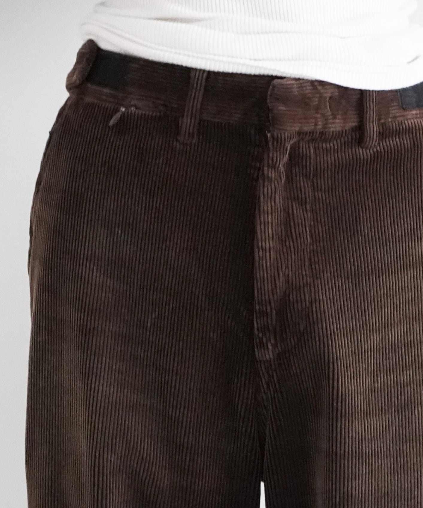 KAIKO The cords loose fit "FADED BROWN"