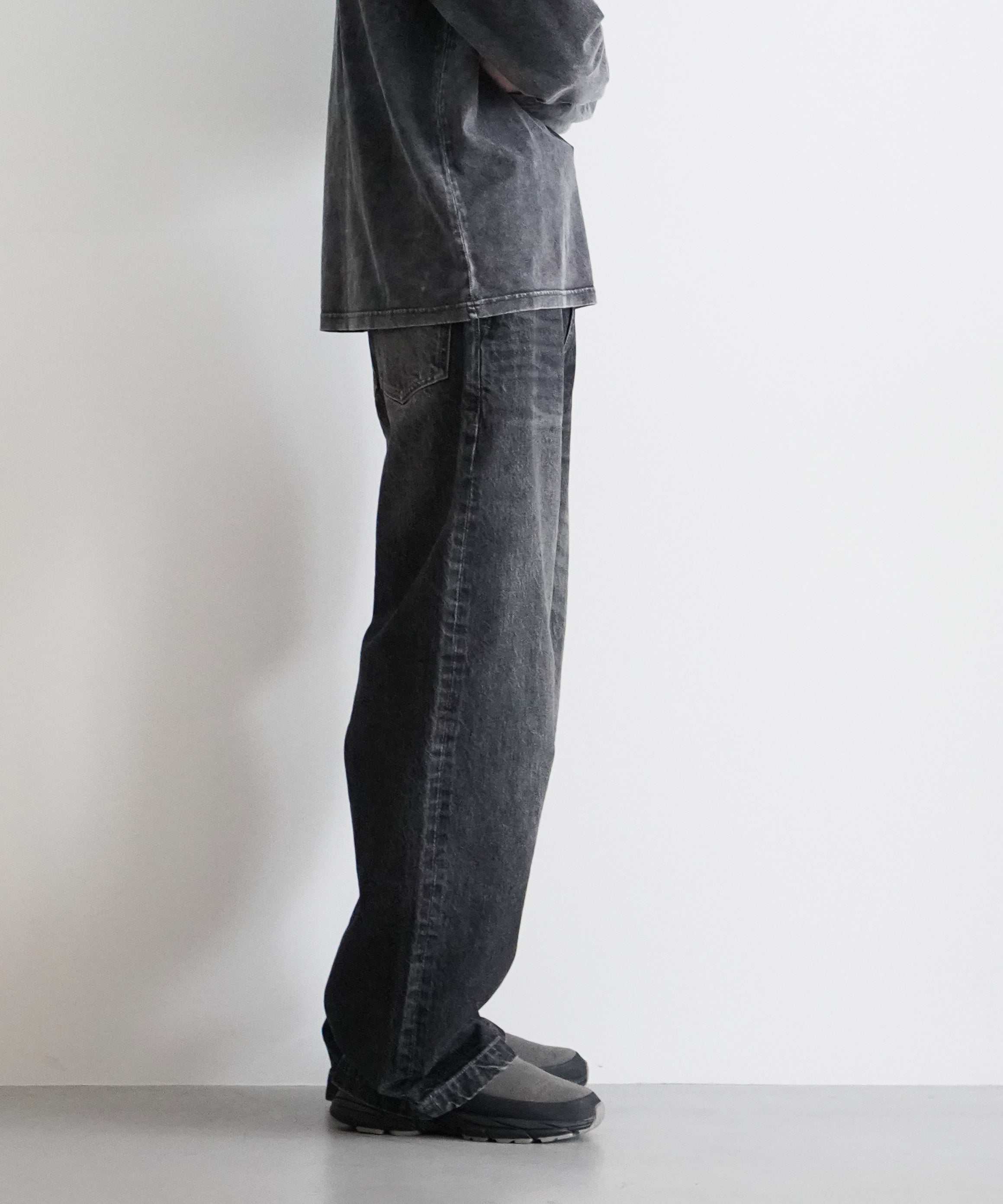 KAIKO The denim wide fit vintage "BLACK"