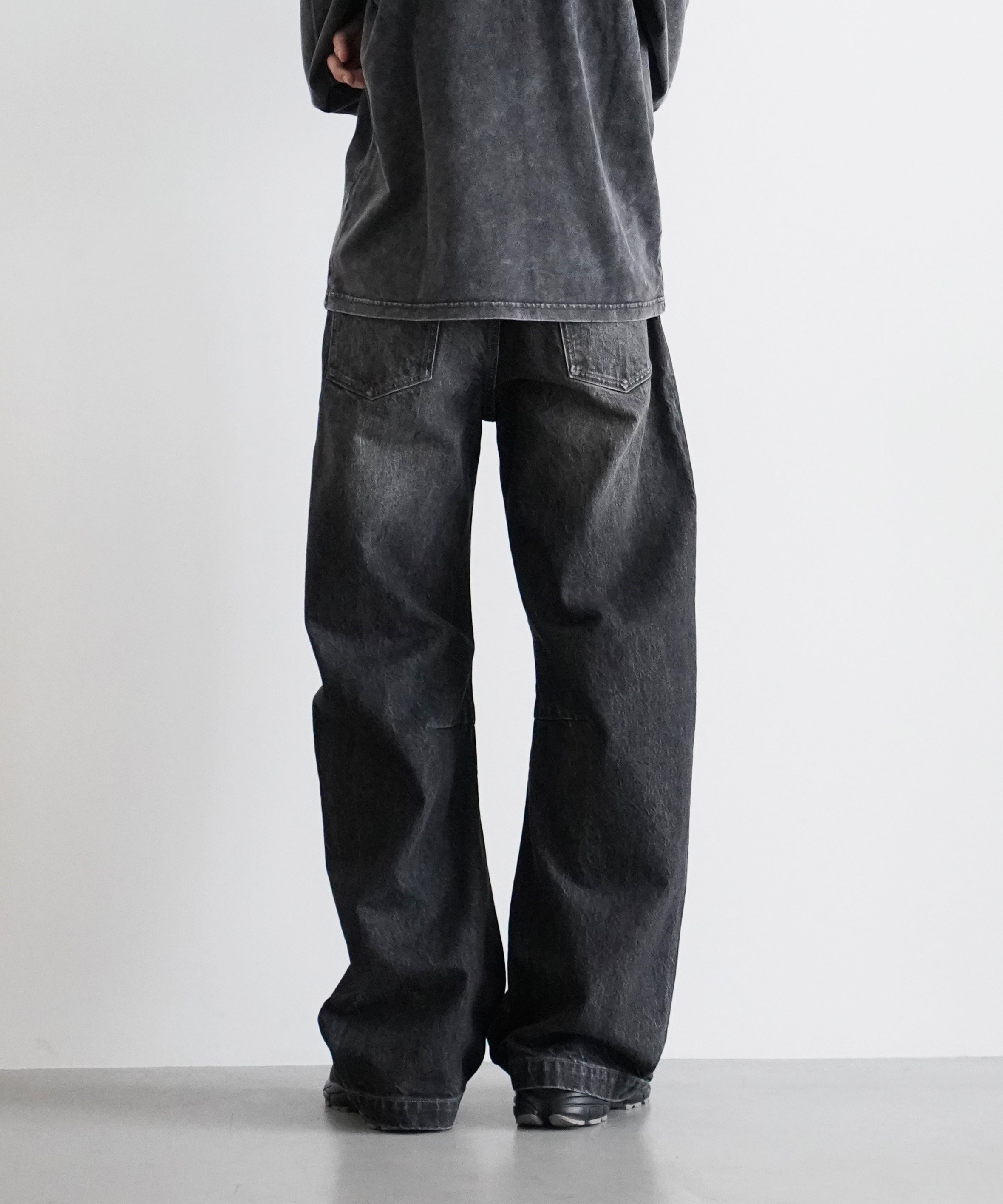 KAIKO The denim wide fit vintage "BLACK"