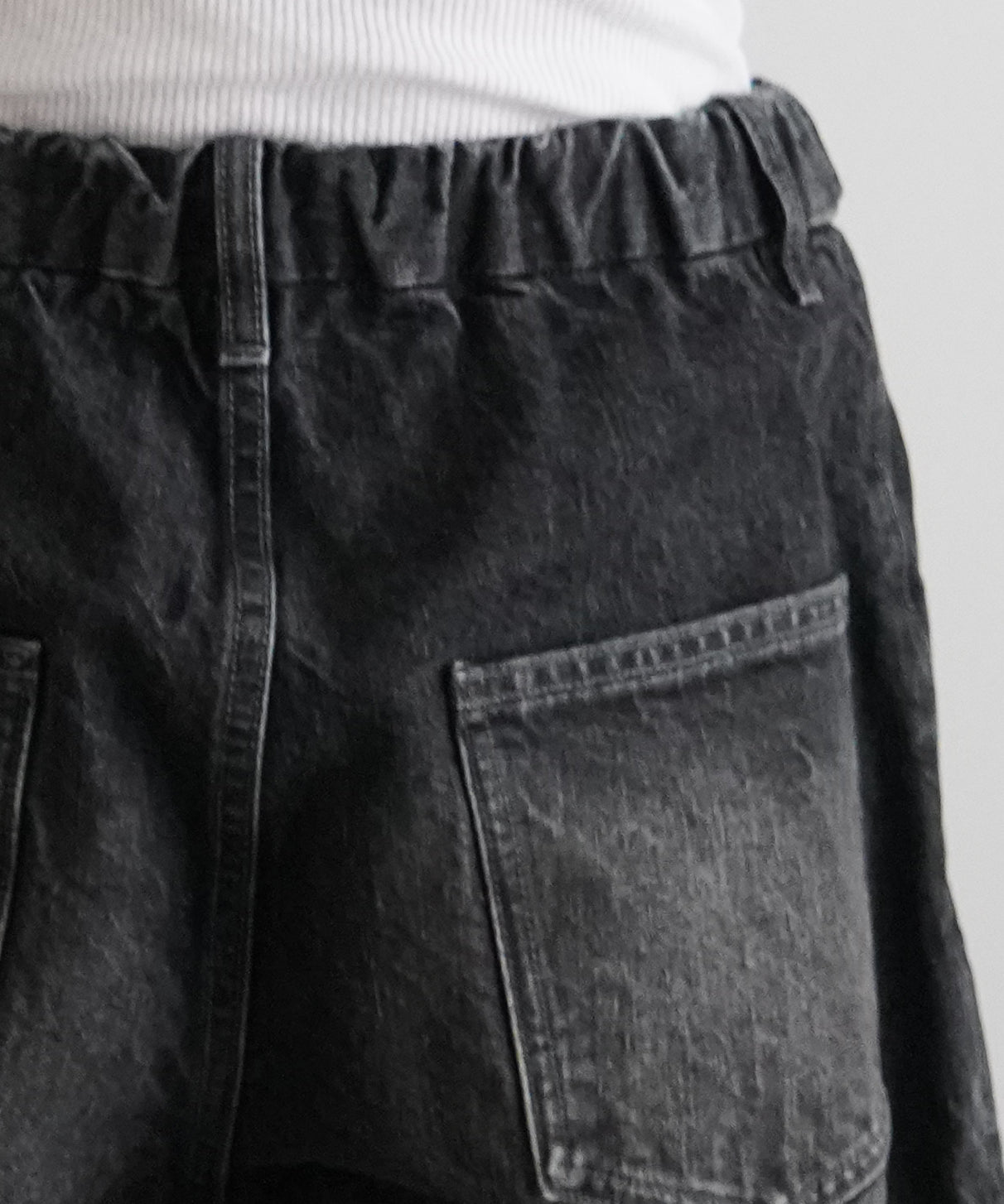 KAIKO The denim wide fit vintage "BLACK"