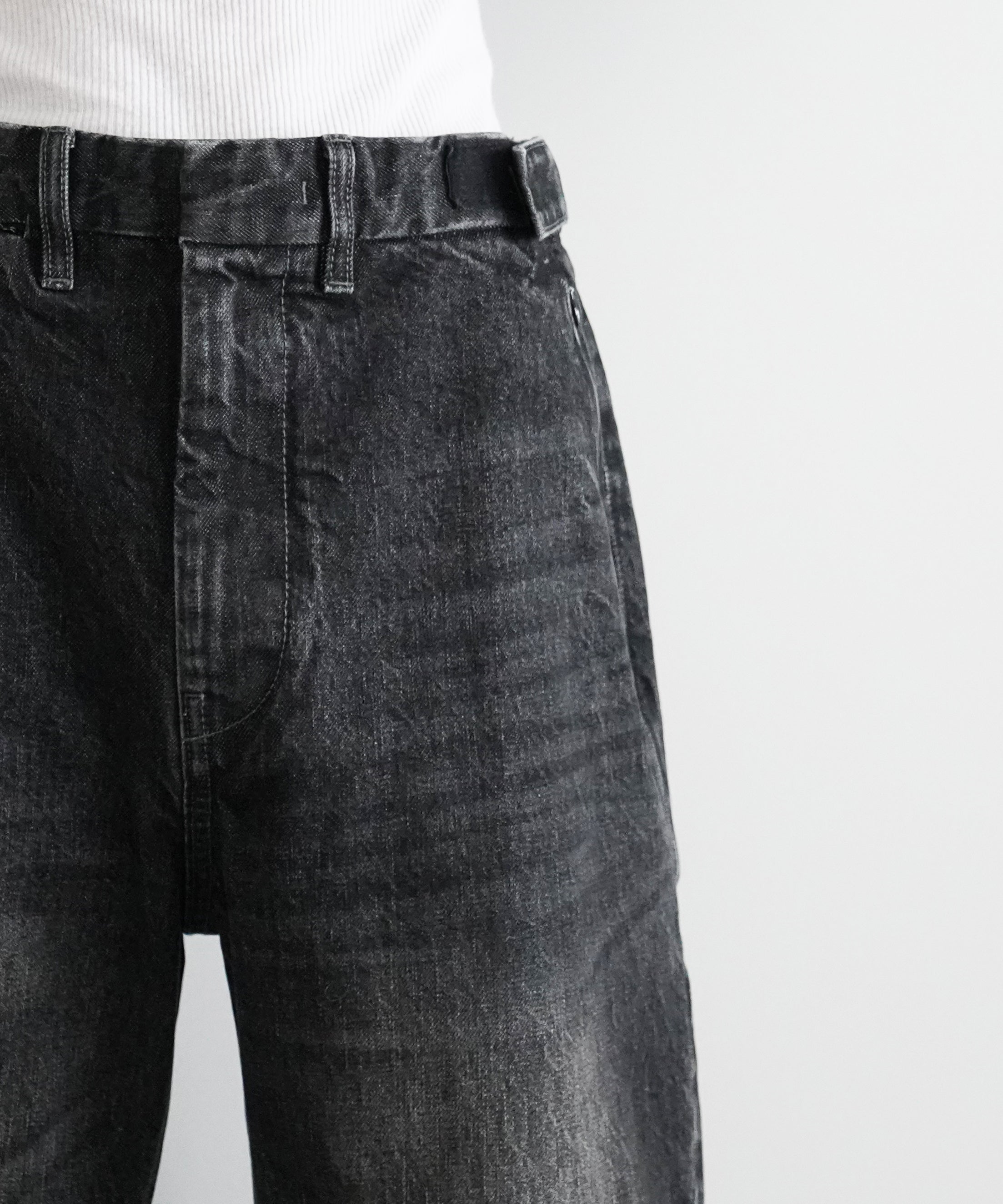 KAIKO The denim wide fit vintage "BLACK"