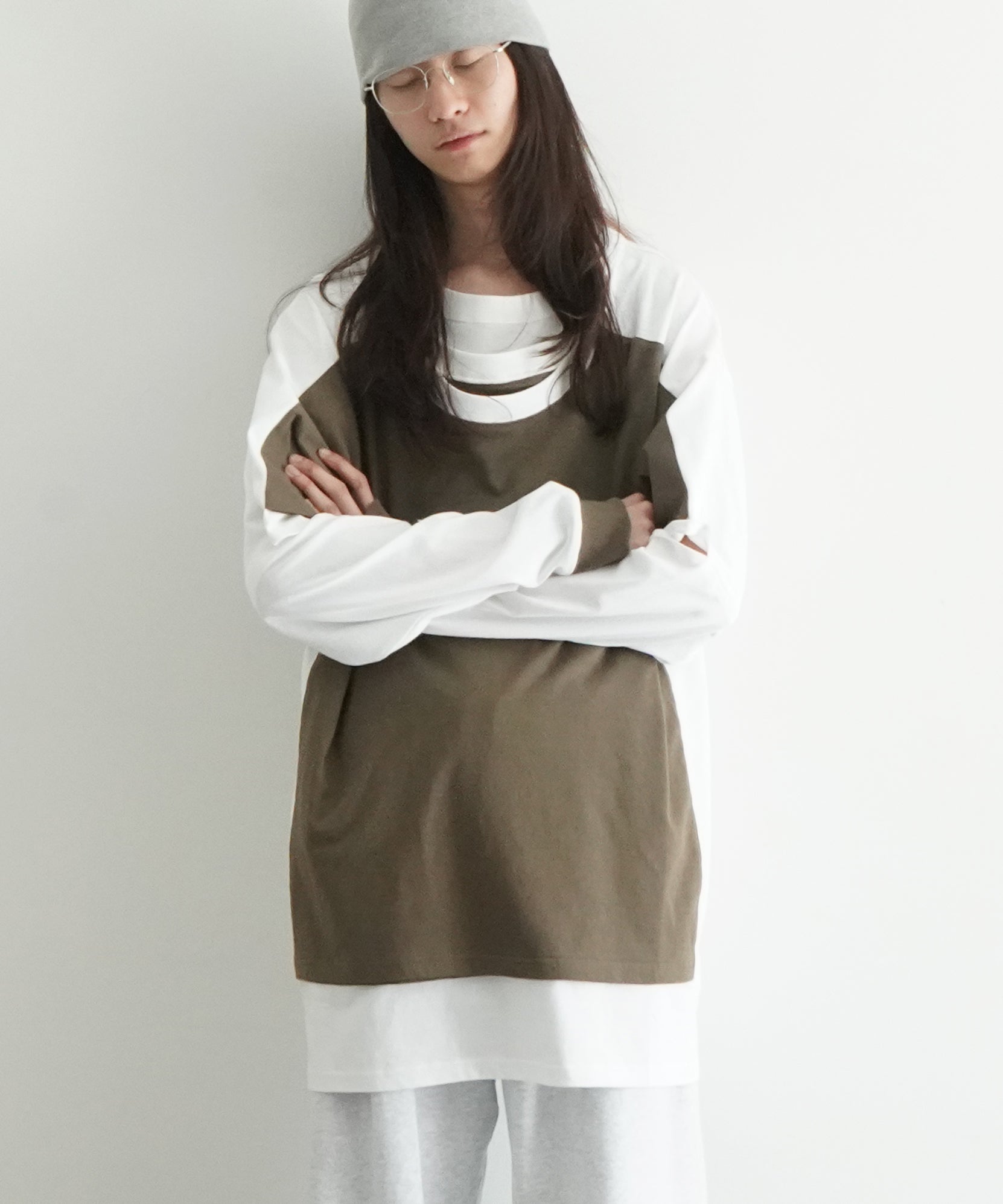 RANDY Hang "WASH DENIM×WHITE"