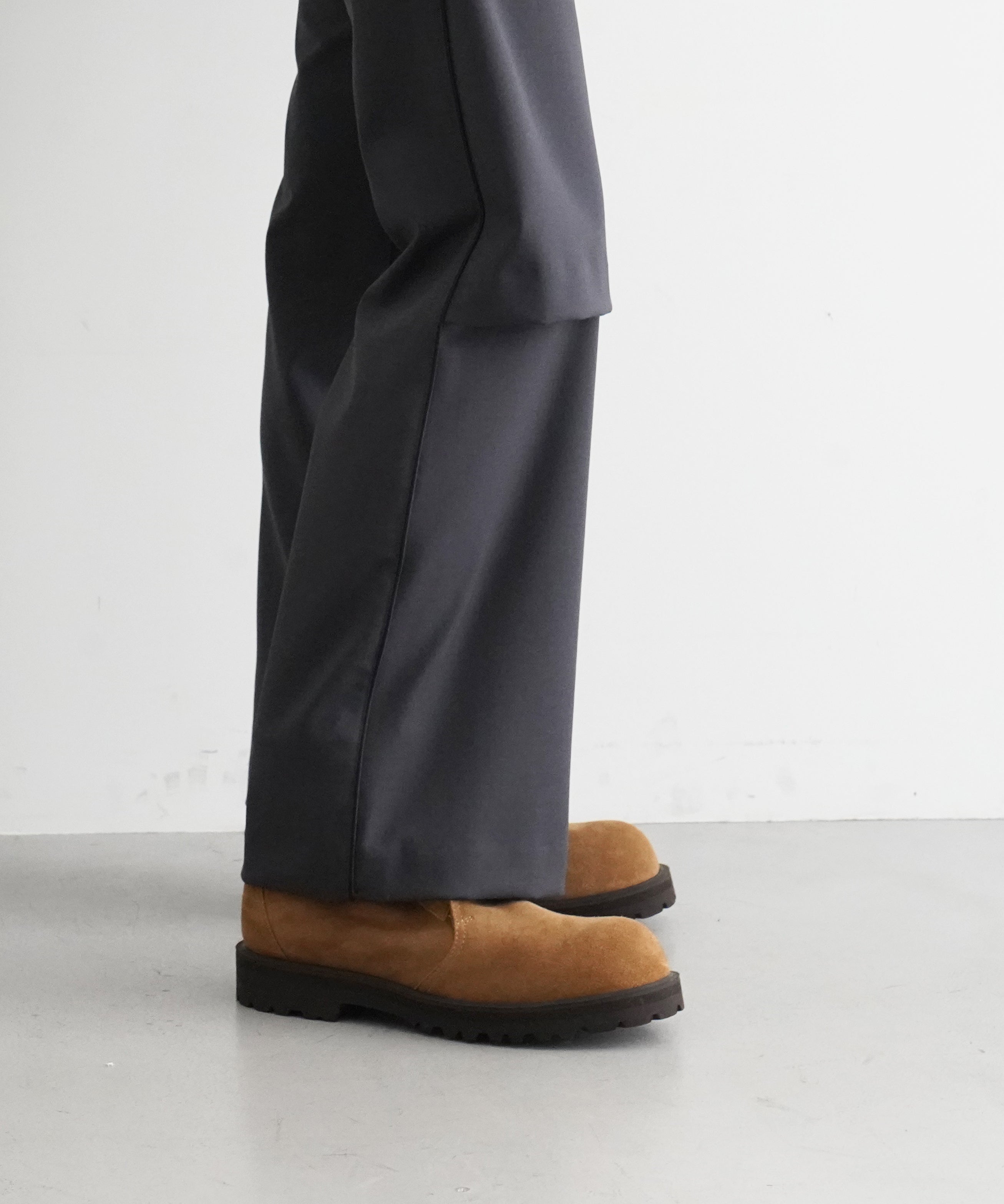 DIESEL Hybrid skirt-pants in wool blend "DARK GREY"