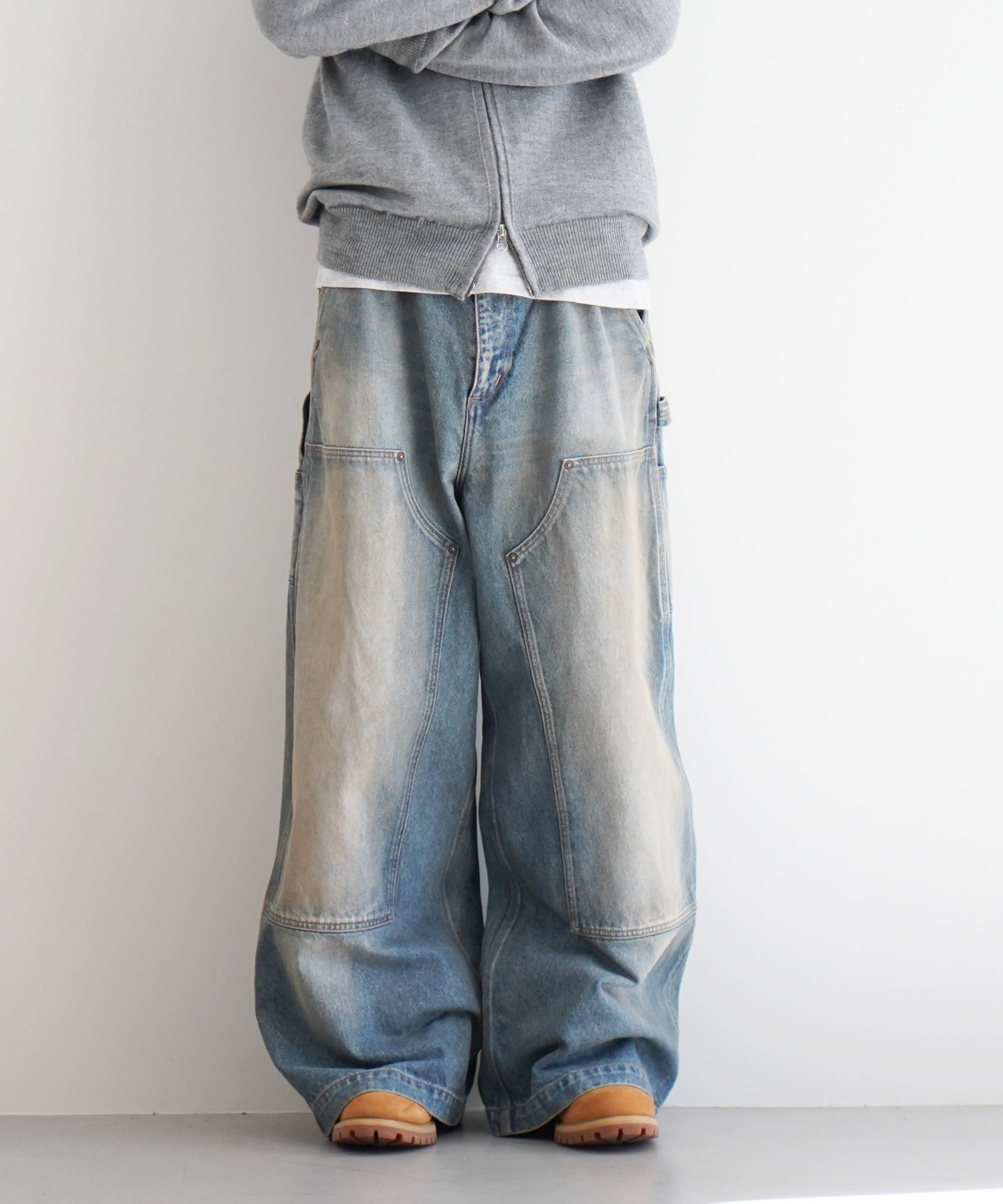 DEVINUSAGE Work denim pants xxx1 "INDIGO"