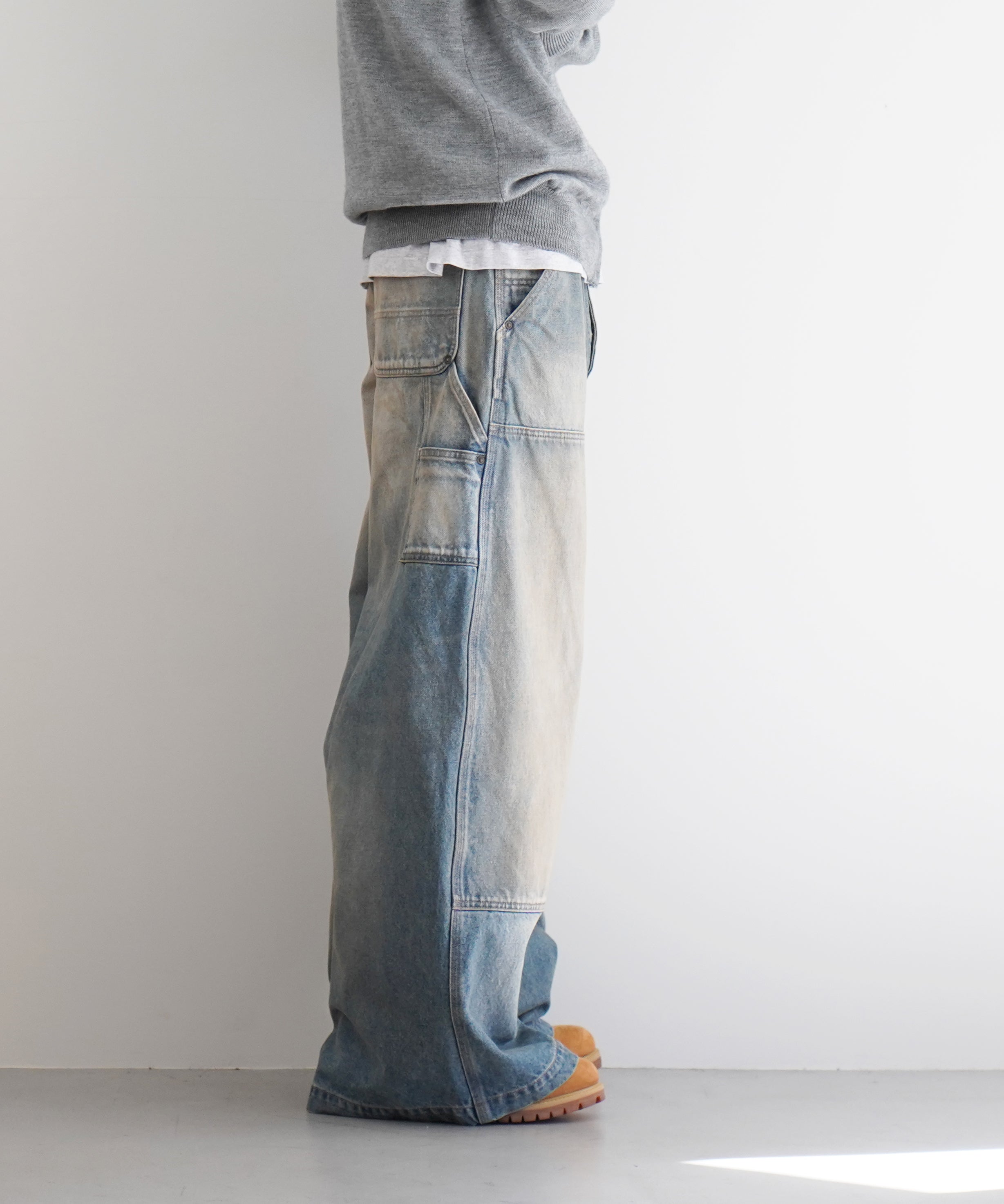 DEVINUSAGE Work denim pants xxx1 "INDIGO"