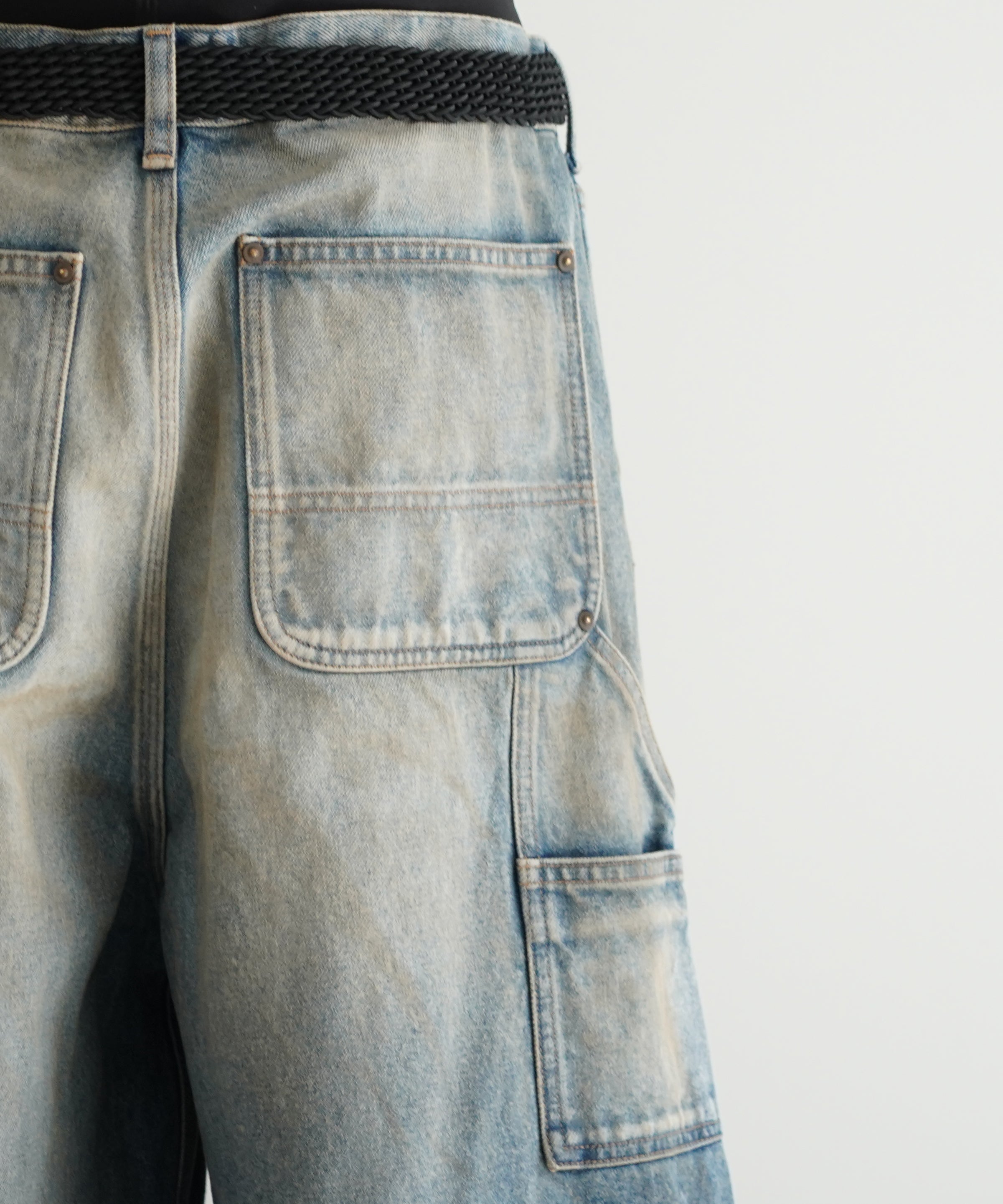 DEVINUSAGE Work denim pants xxx1 "INDIGO"