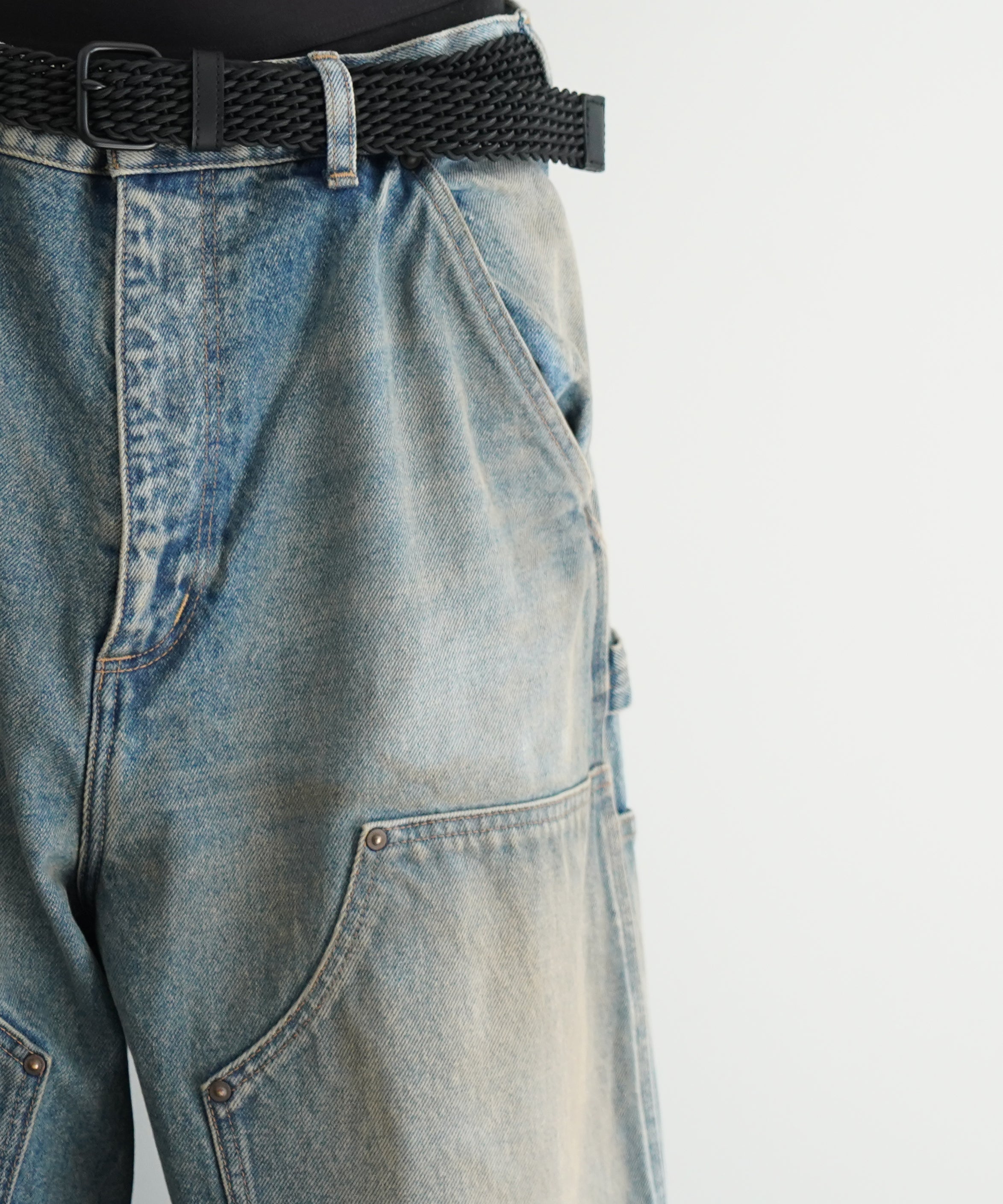 DEVINUSAGE Work denim pants xxx1 "INDIGO"