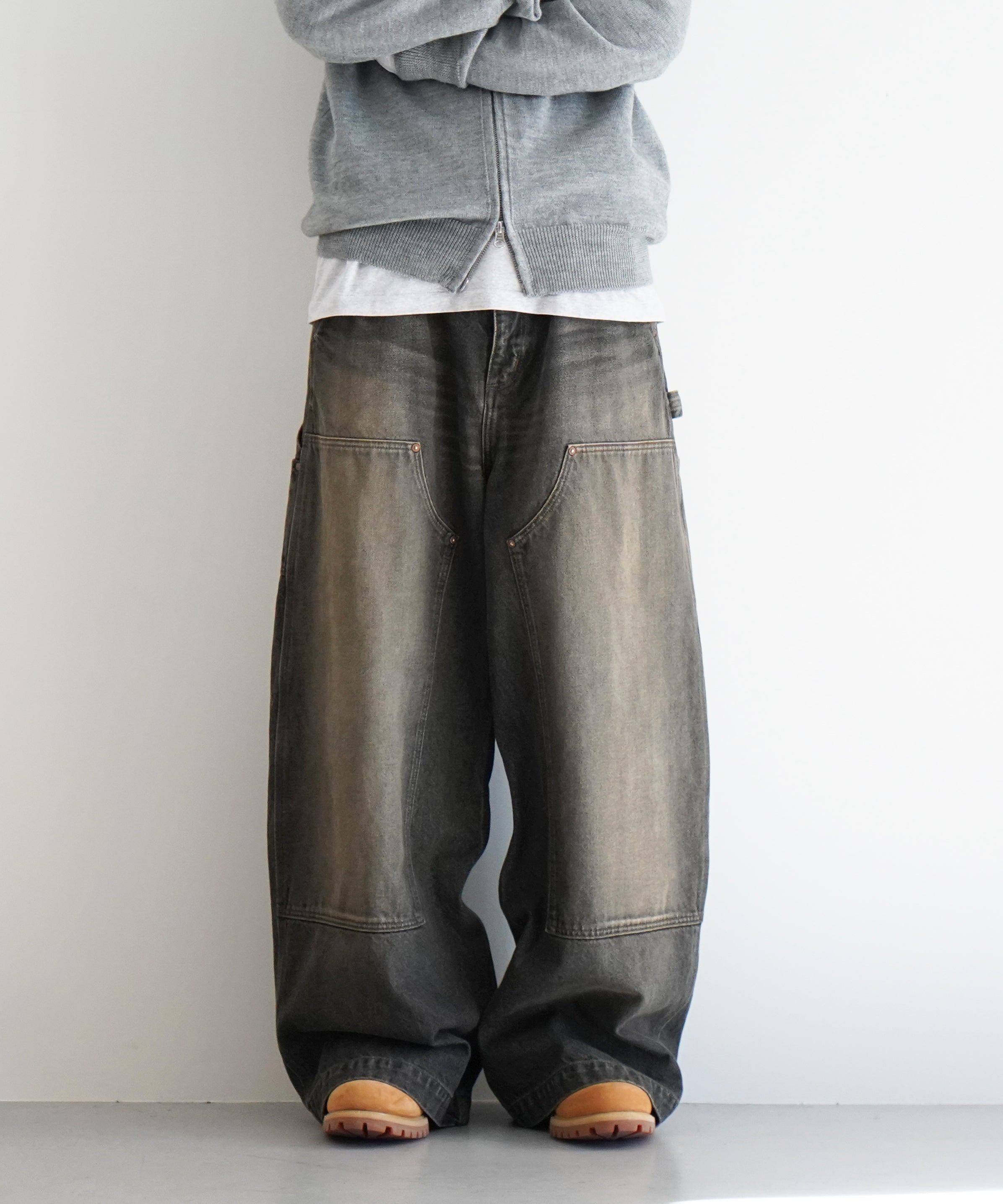 DEVINUSAGE Work denim pants xxx1 "INDIGO"
