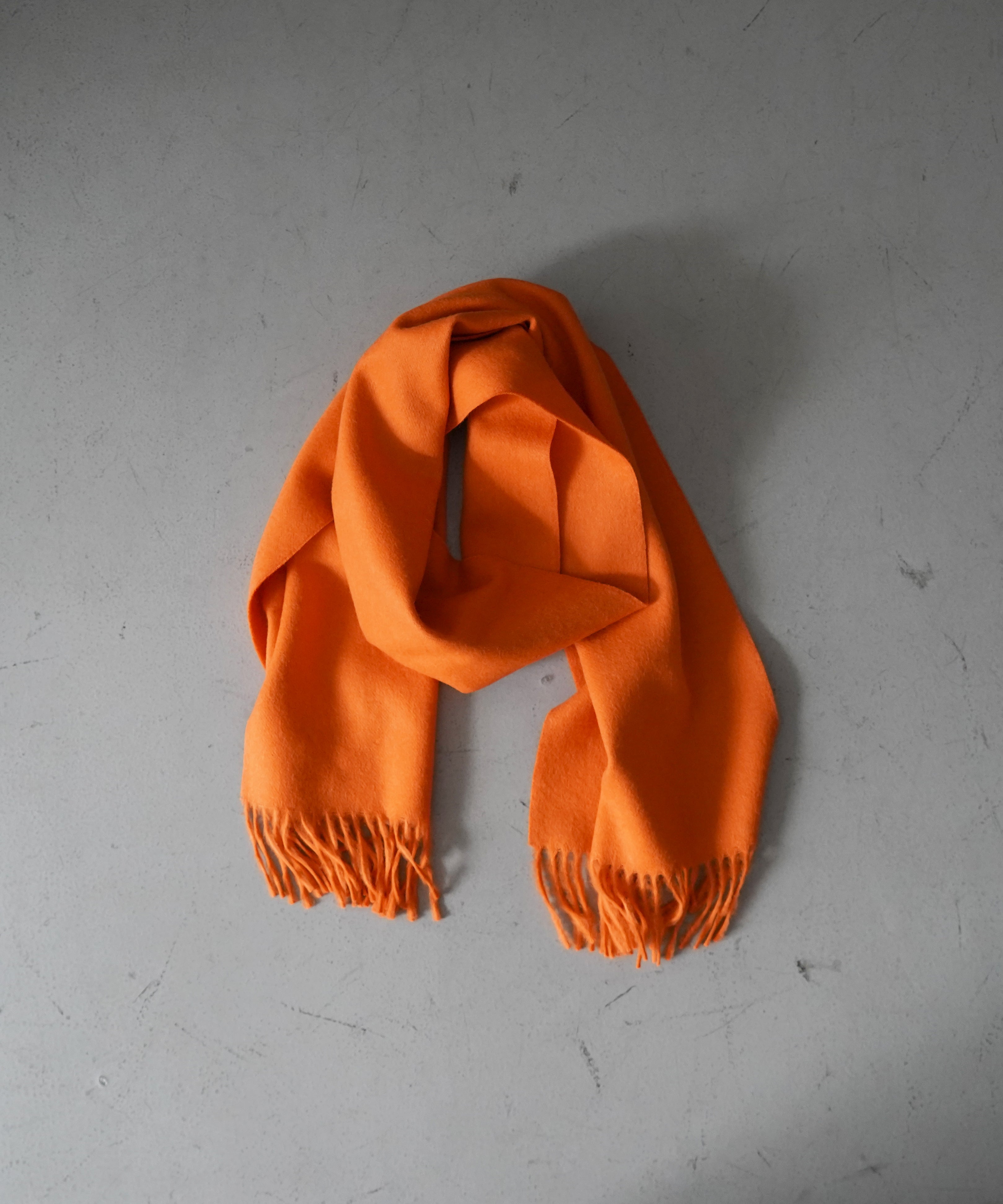 THE INOUE BROTHERS Brushed Scarf "NAVY"