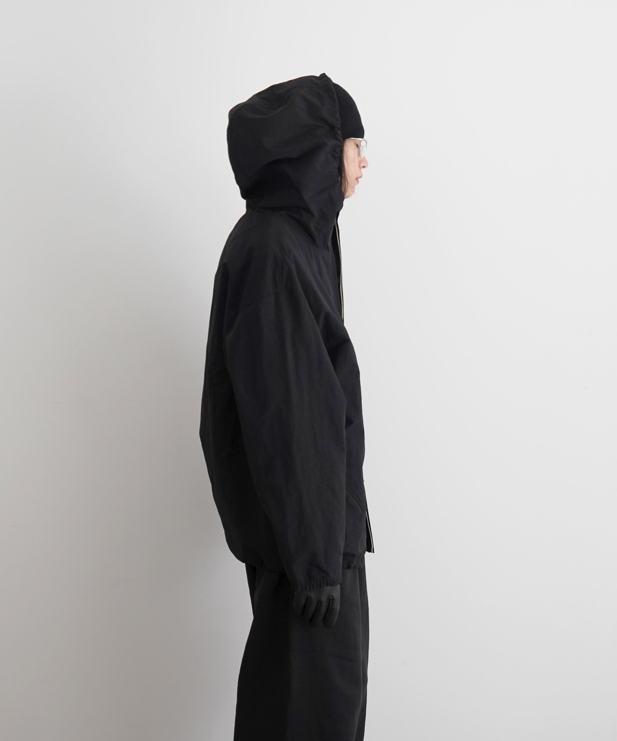 BIBLIOTHERK Boy hood parka "BLACK"