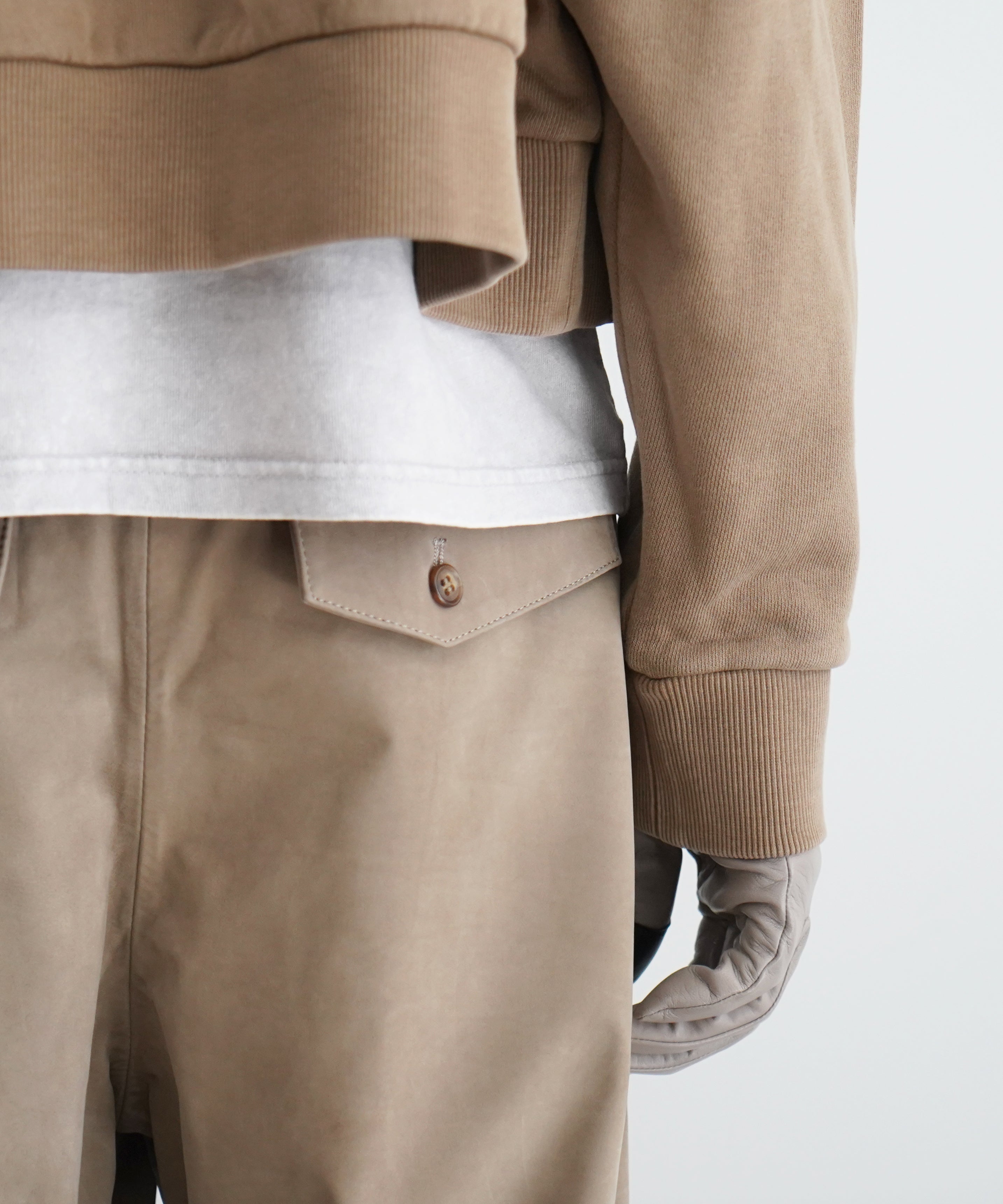 ENTIRE STUDIOS Dc pants "STABLE SUEDE"