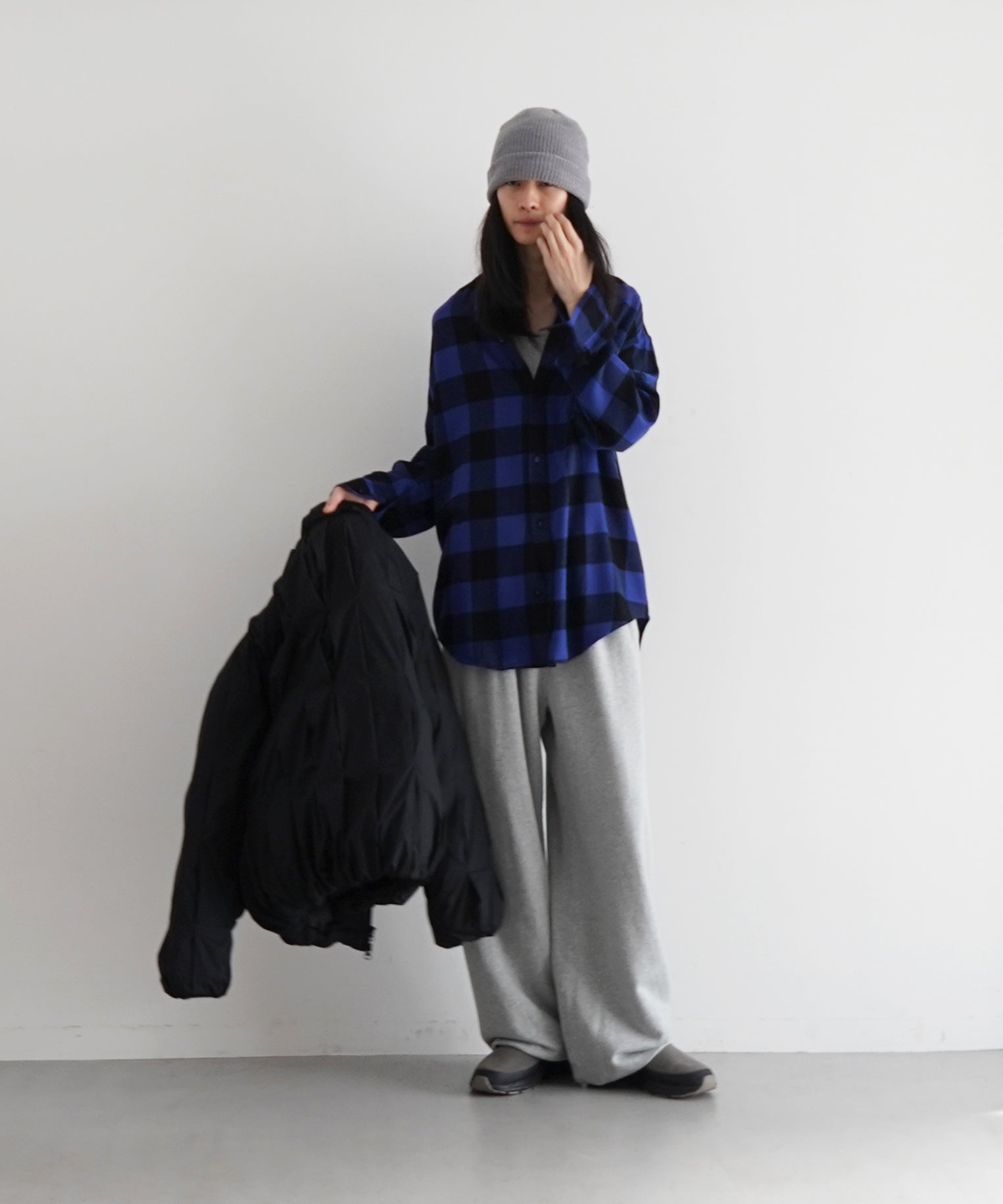 POST ARCHIVE FACTION(PAF) Cocoon Down "BLACK"