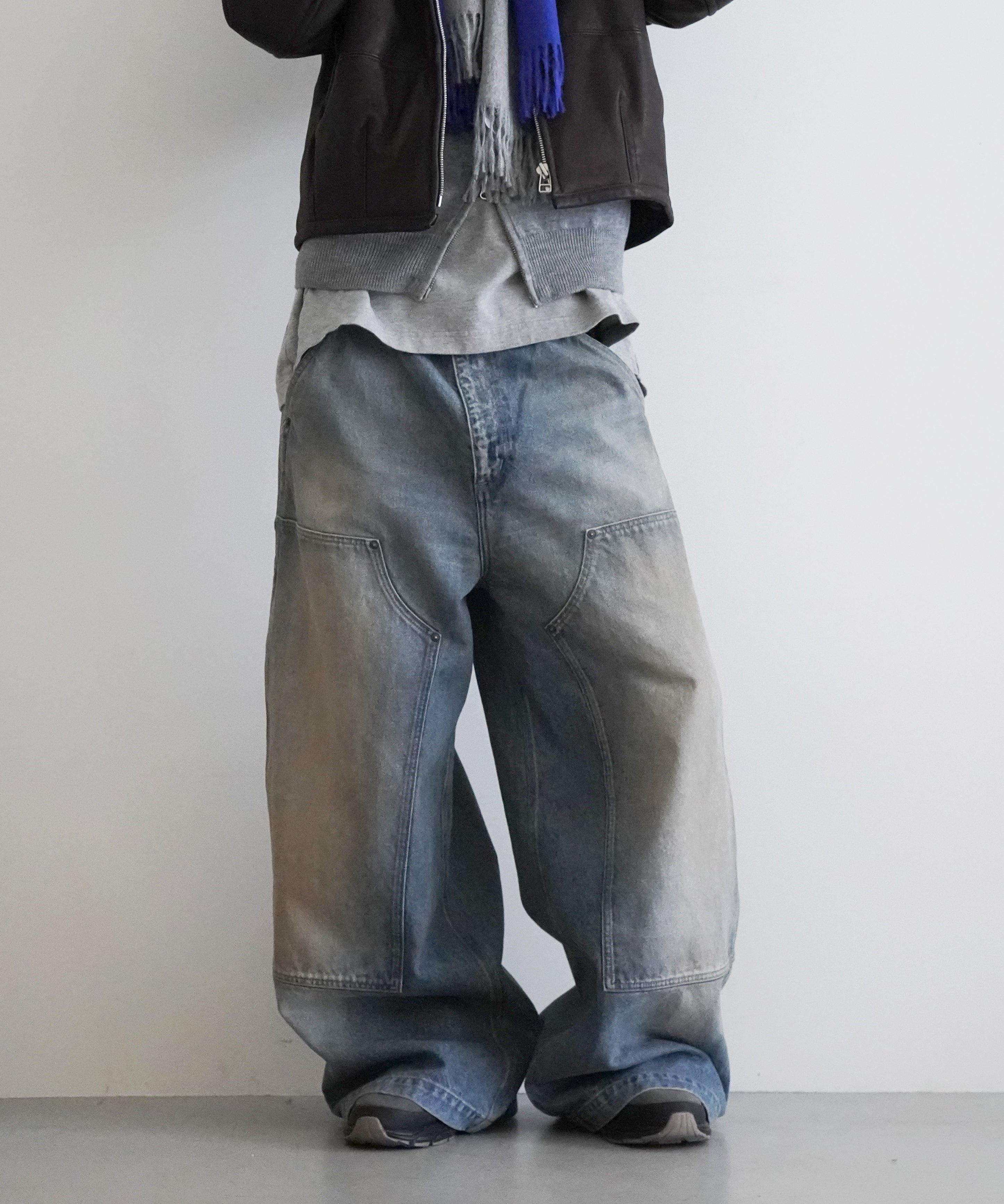 DEVINUSAGE Work denim pants xxx1 "INDIGO"