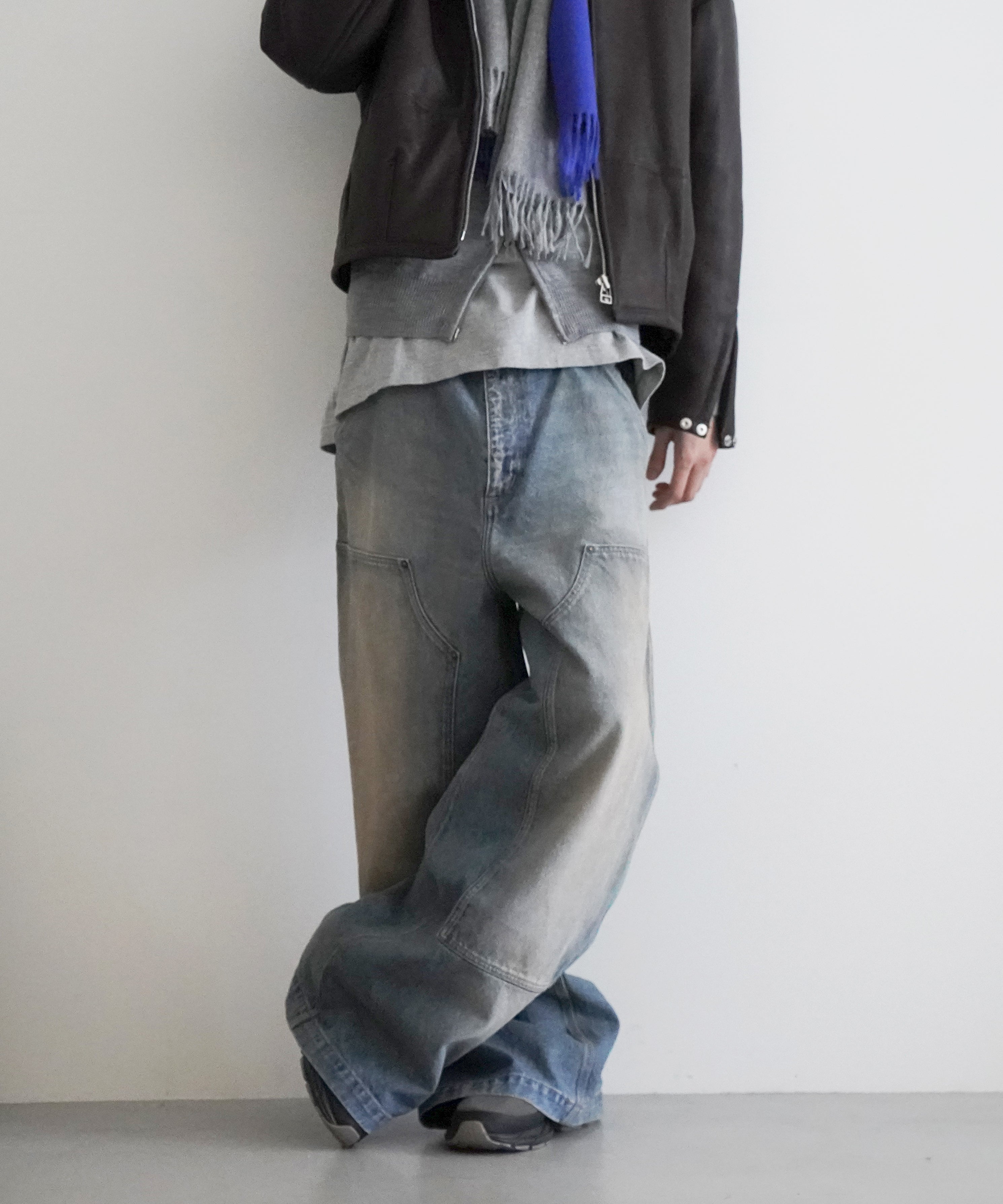 DEVINUSAGE Work denim pants xxx1 "INDIGO"