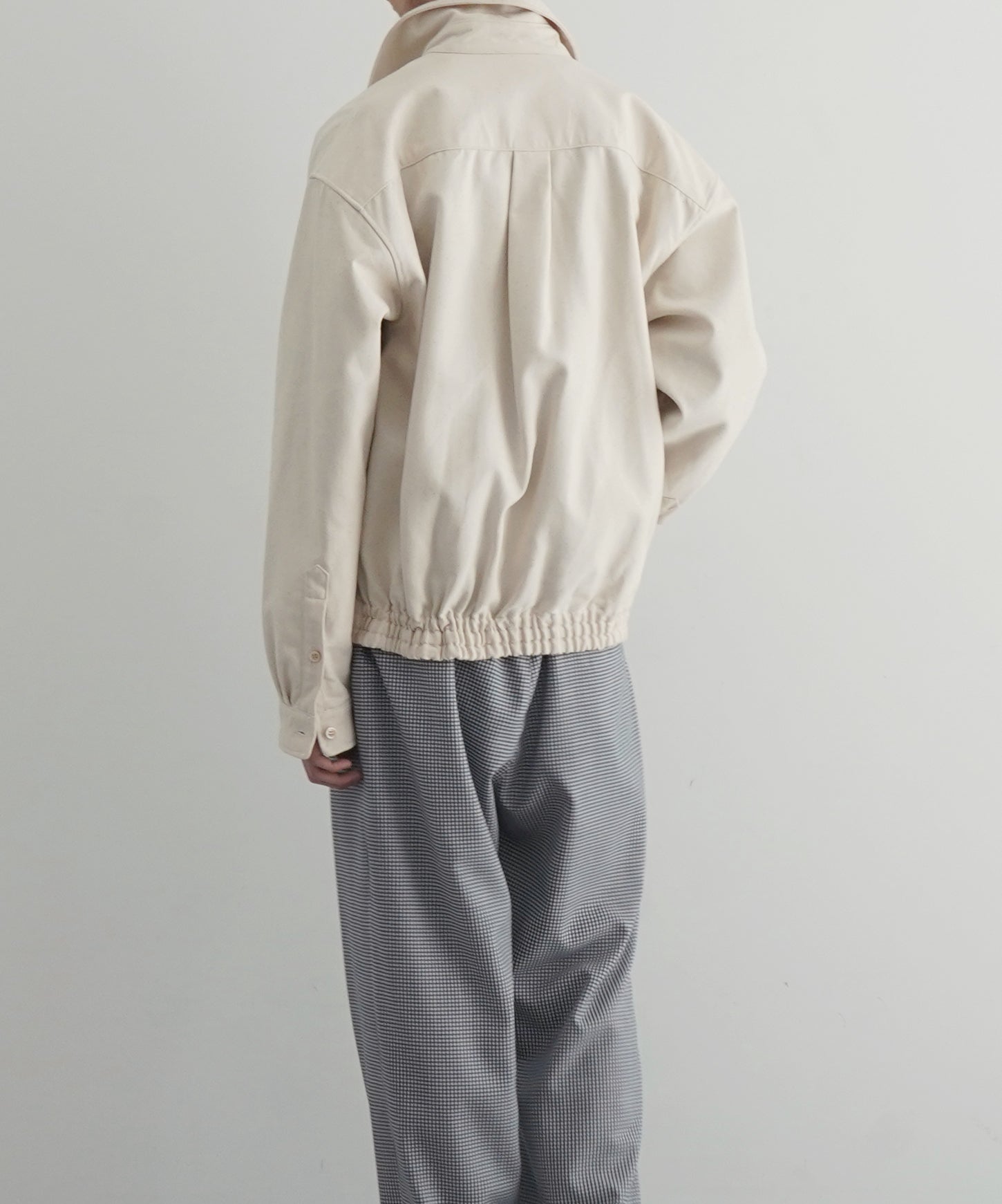 UNUSED Us2541 Duck button down shirt "NATURAL"