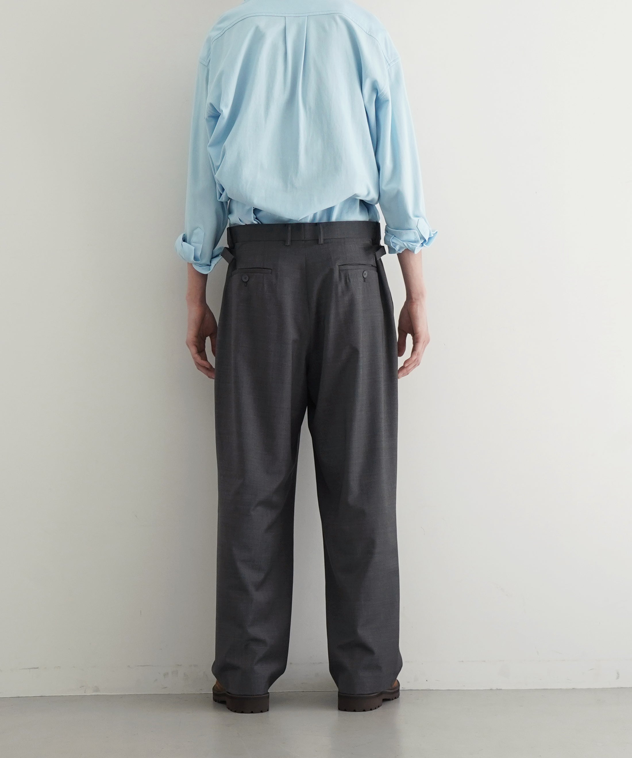 DIGAWEL Side adjuster pants "C.GRAY"