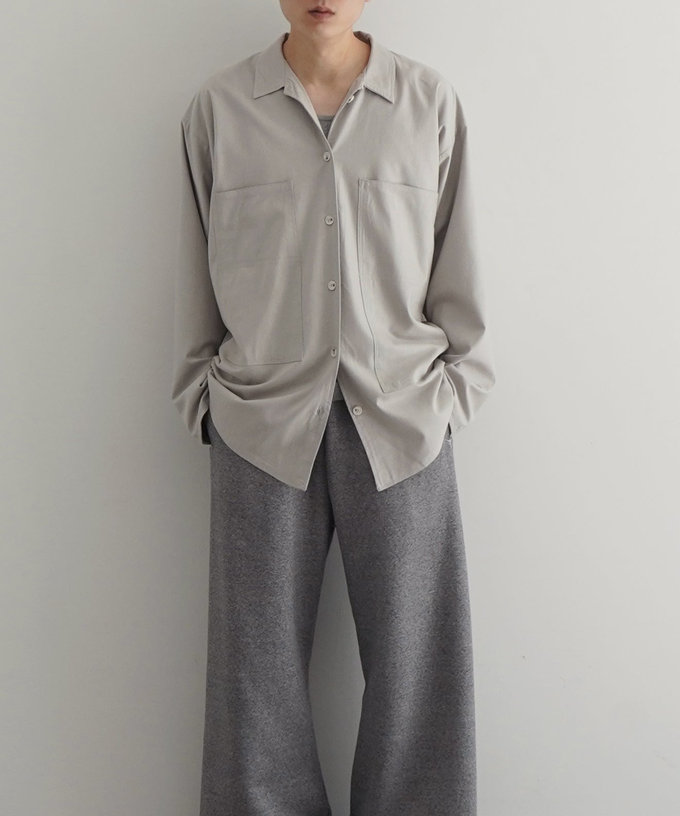 Baserange Gren overshirt "PRUNGREY"