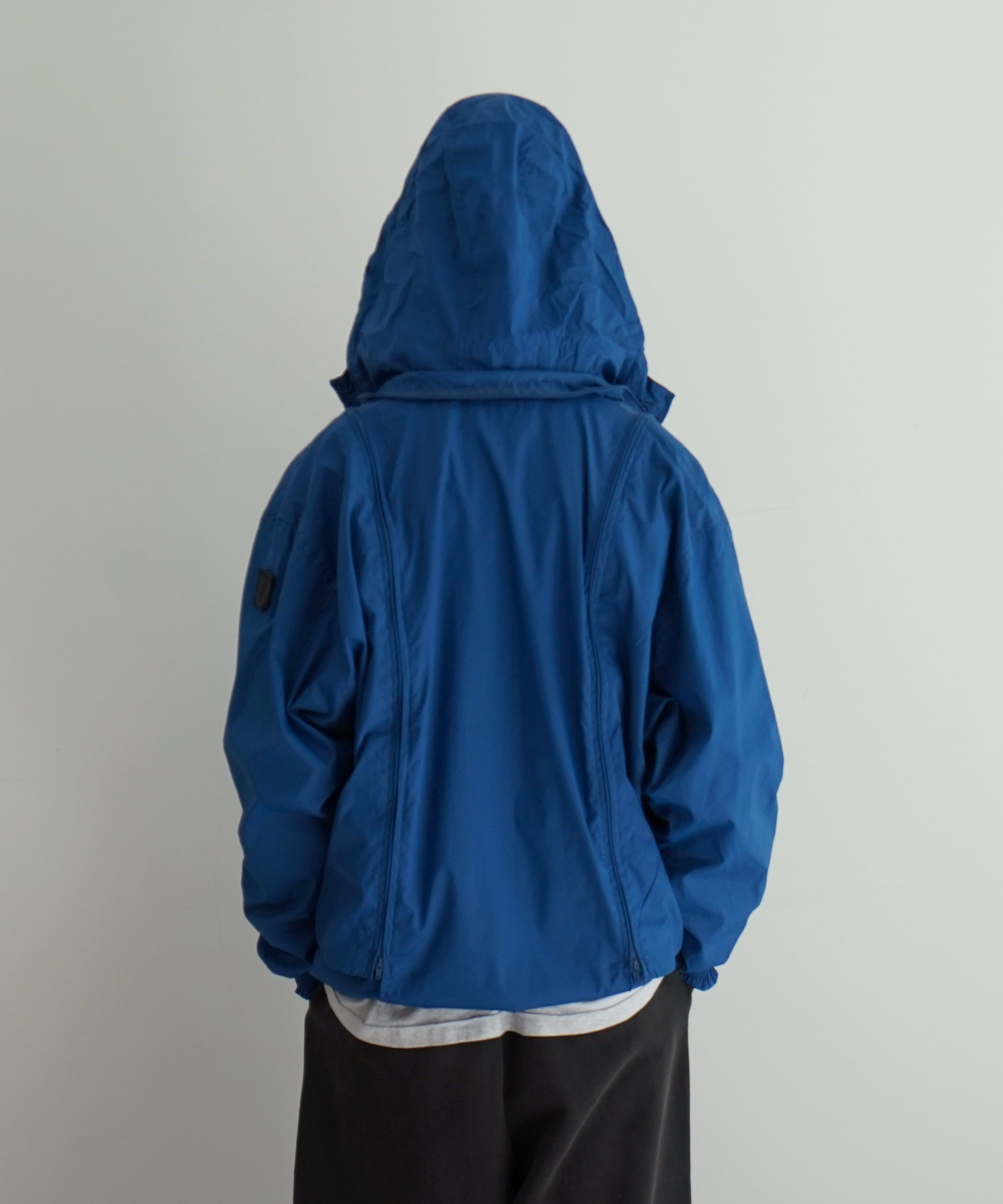 PHINGERIN Noren nylon ripstop jacket "B:BLUE"