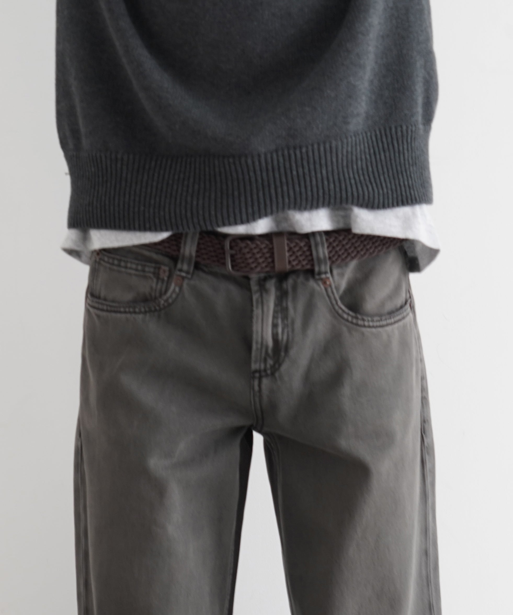 FAX COPY EXPRESS Vintage washed brown-black 888 "GREY" M