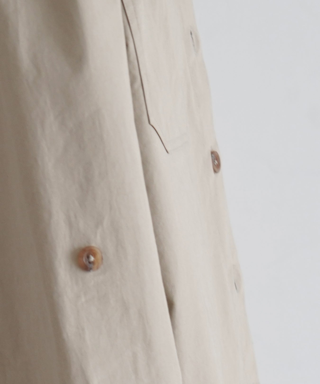 Fax Copy Express Safari button-up shirt "KHAKI" M