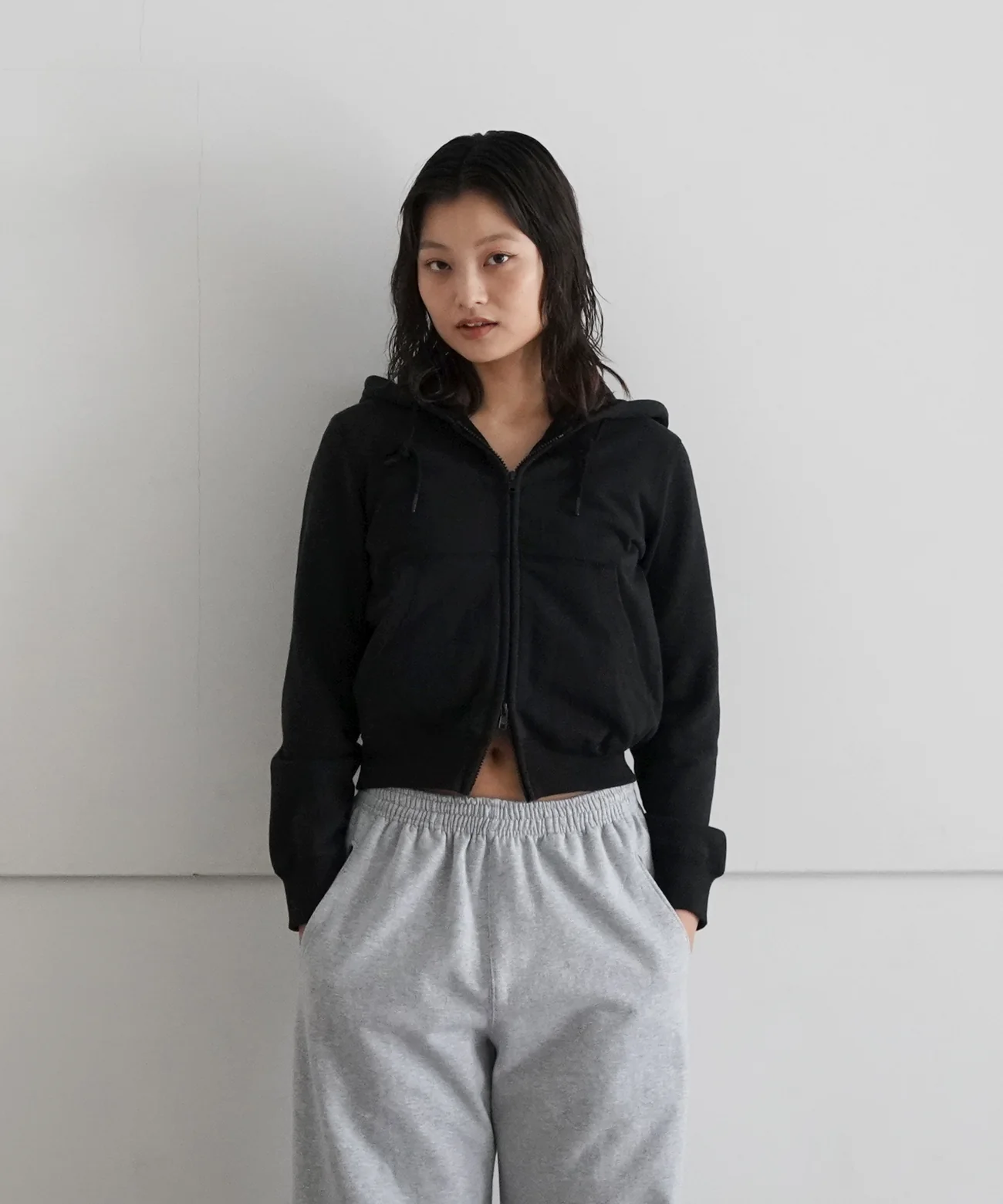 KAIKO Double zip parka "WHITE"