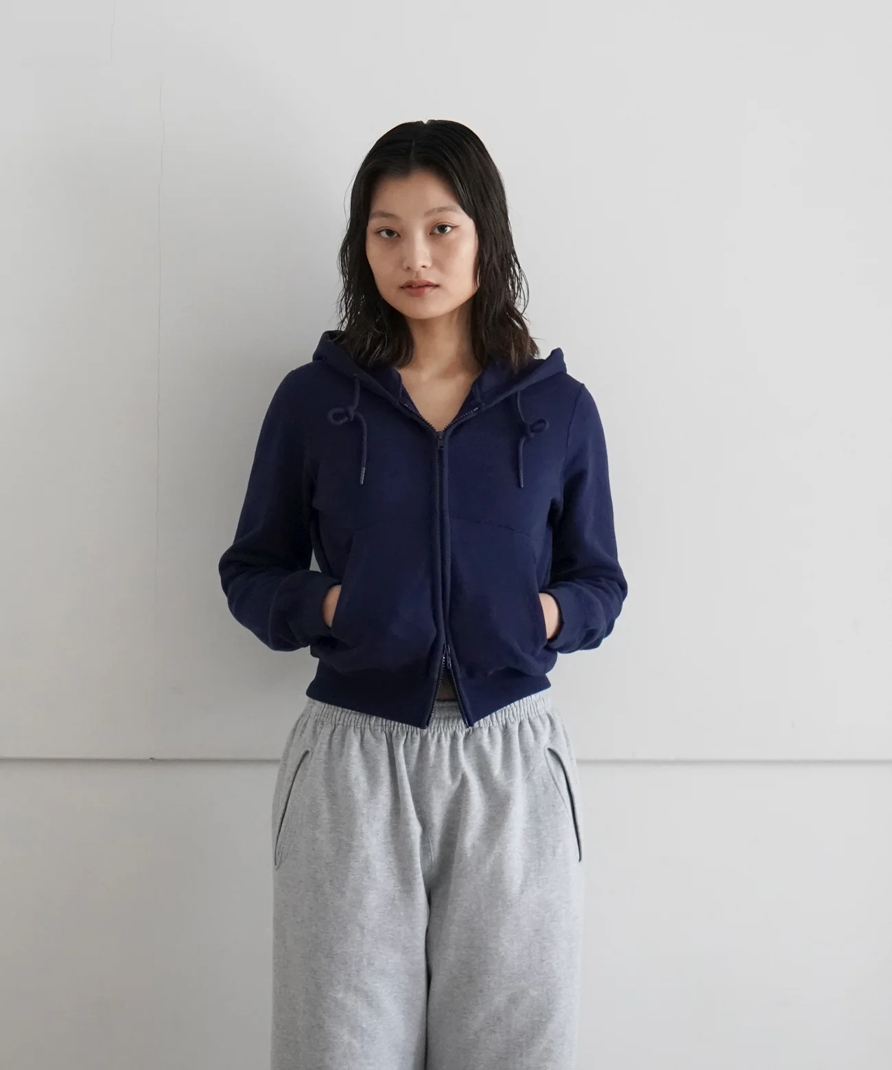 KAIKO Double zip parka "WHITE"