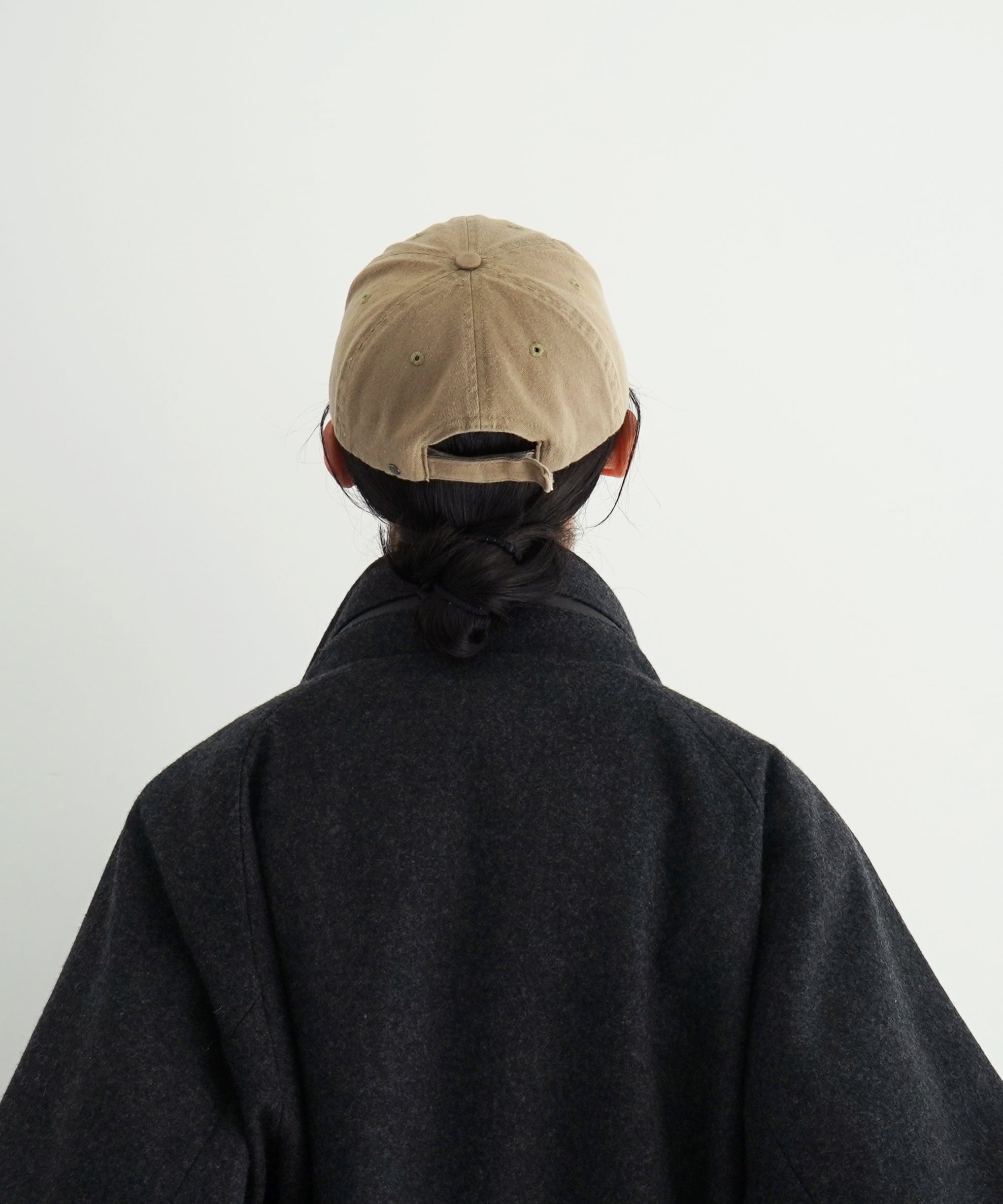 KAIKO Water-repellent wool melton blouson "C.GRAY"
