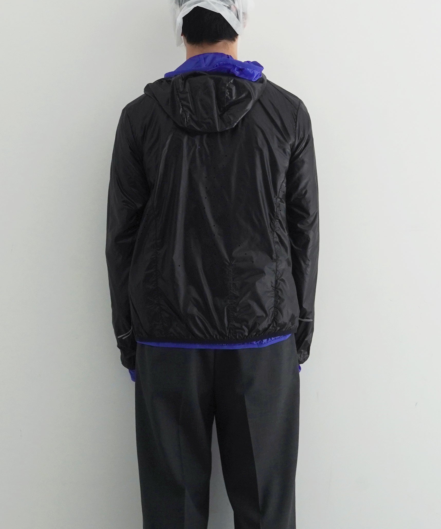 ROA Hue packable wind jacket "BLACK"