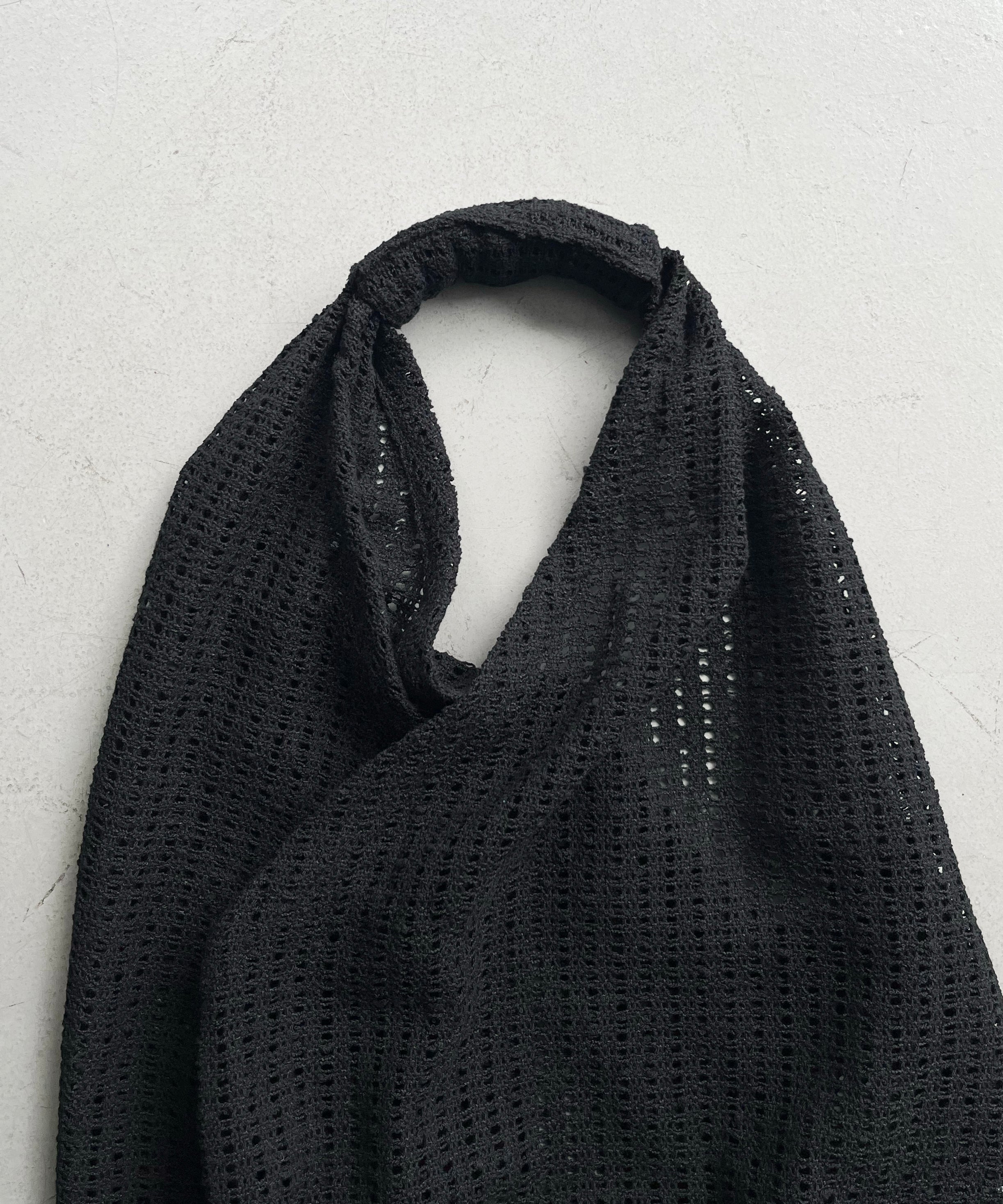 OUR LEGACY Drip bag "BLACK ROMANTIC CROCHET"