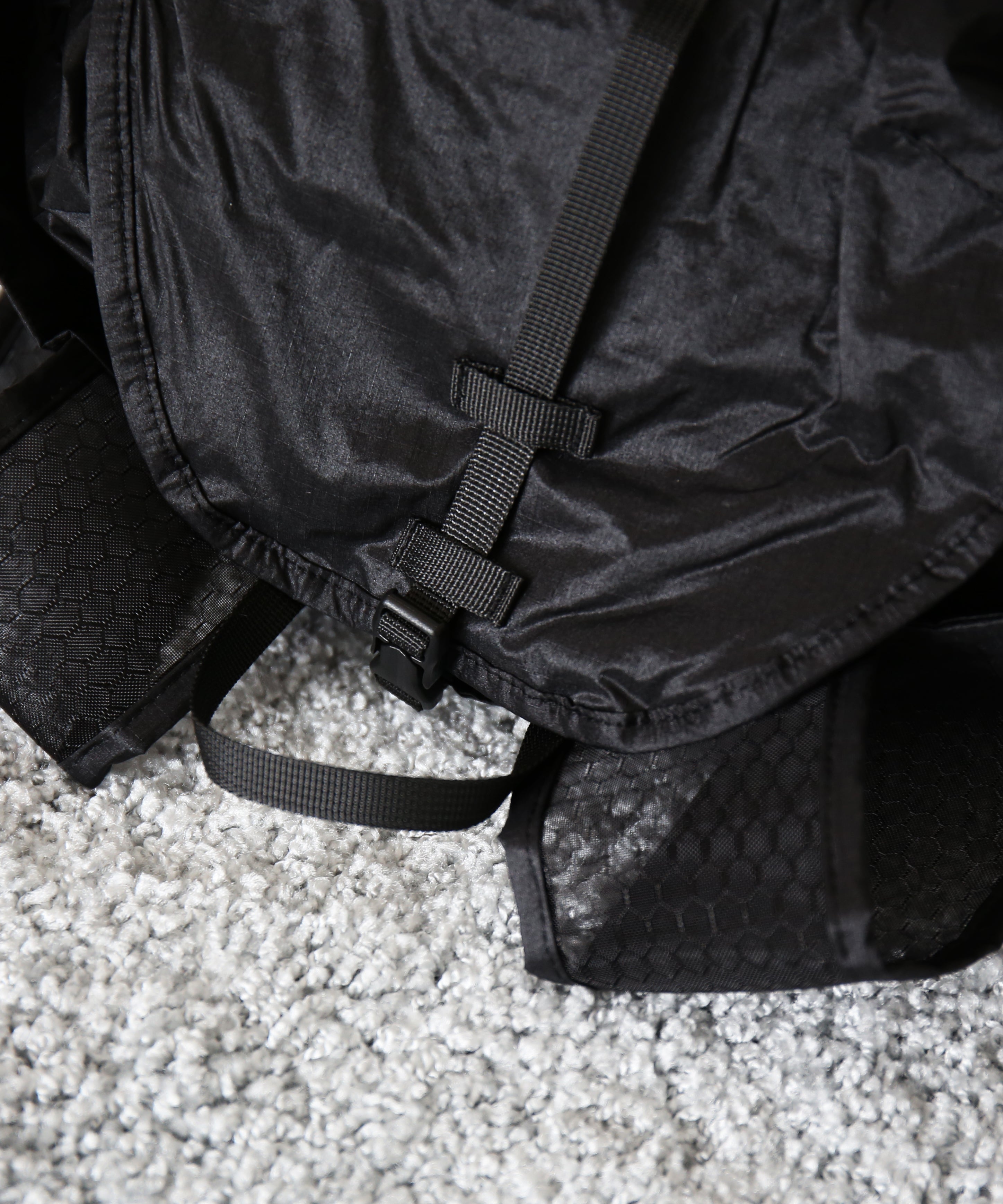 ROA Vaphi 15l ripstop packable backpack "BLACK"