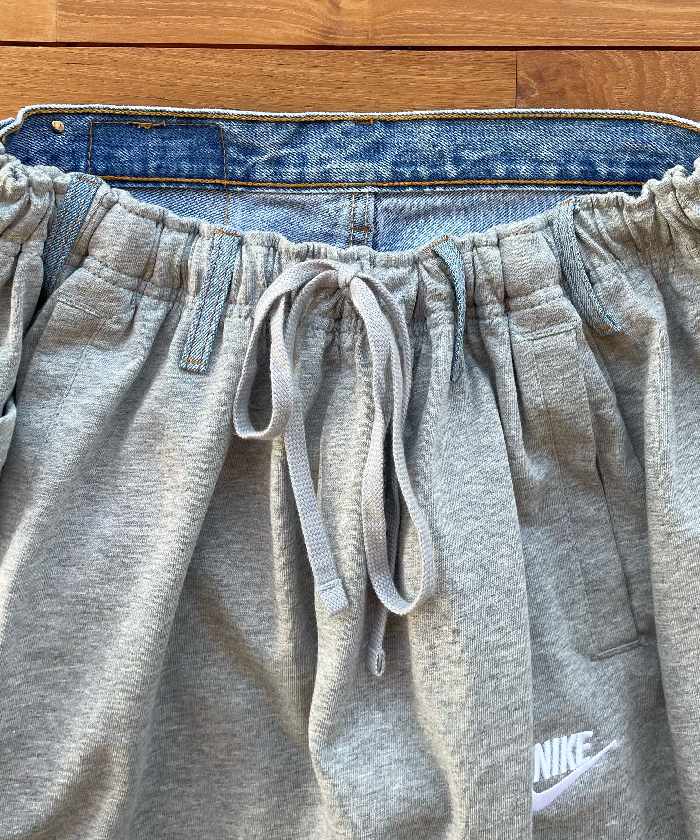 BLESS Over joggingshorts b "LIGHTGREY/DENIMBLUE"