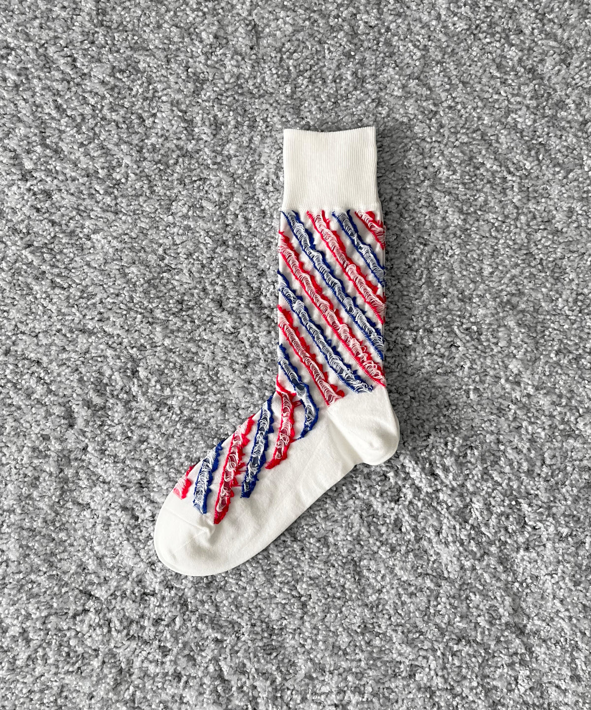 KAIKO 裏 Regimental sox "S.BLUE×N.BLUE×O.WHITE"