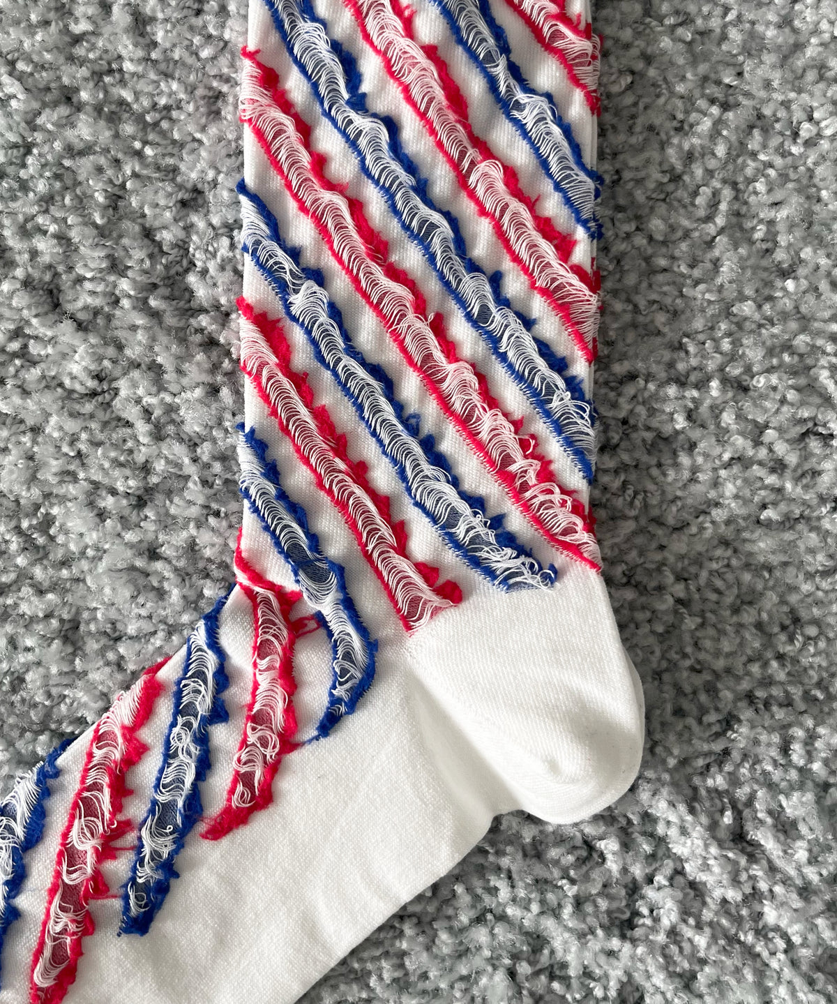 KAIKO 裏 Regimental sox "WHITE×RED×BLUE"