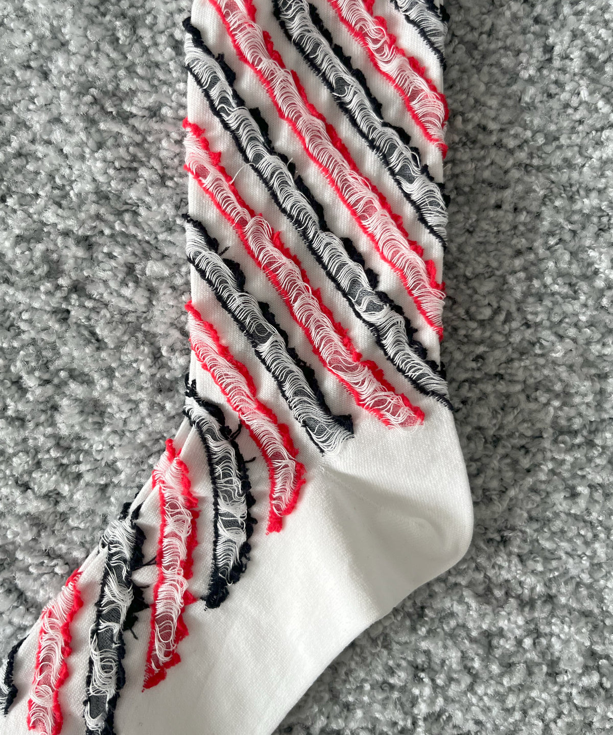 KAIKO 裏 Regimental sox "WHITE×RED×BLACK"