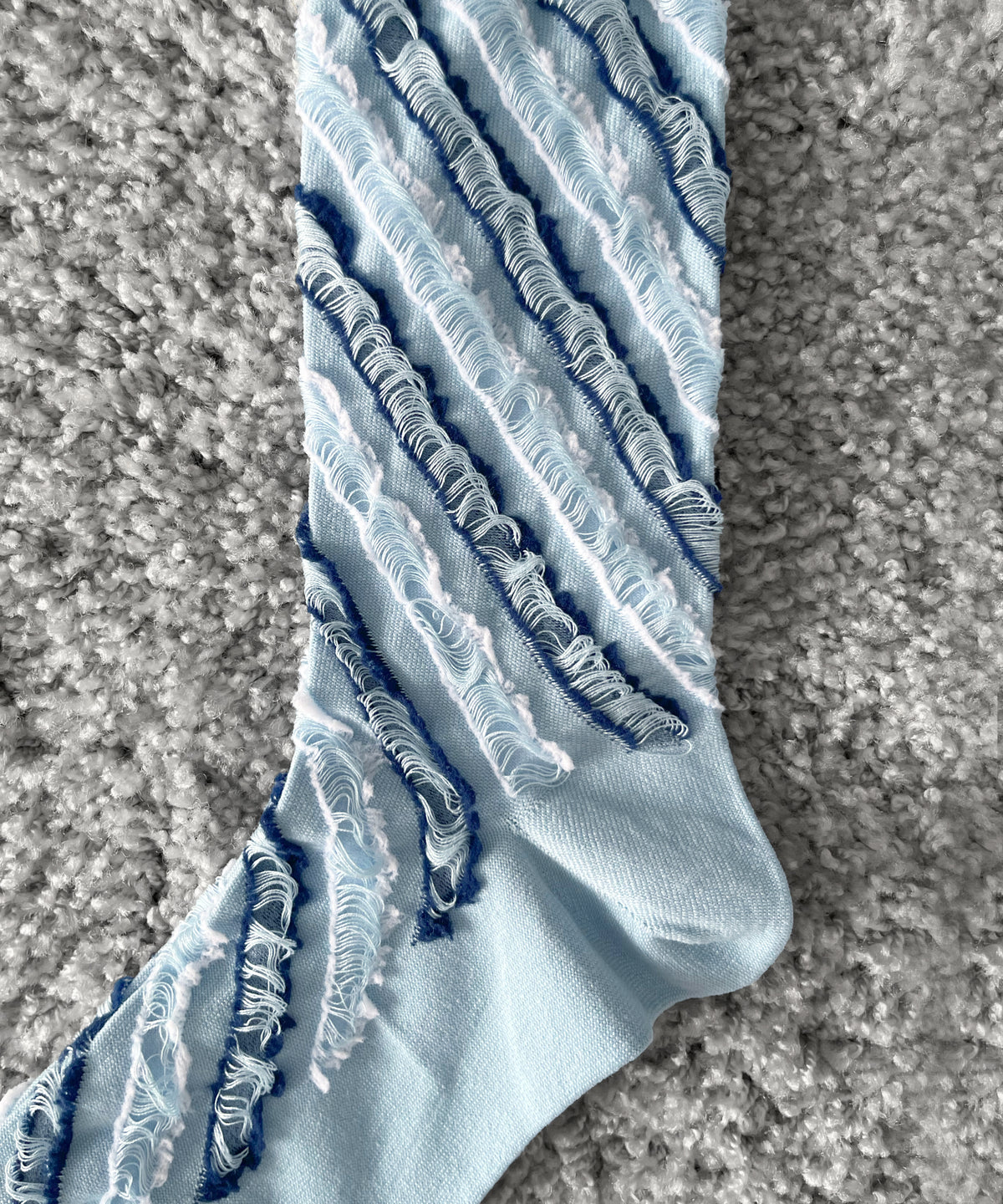 KAIKO 裏 Regimental sox "S.BLUE×N.BLUE×O.WHITE"